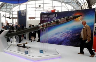 A Patriot Advanced Capability (PAC-3) Missile Segment Enhancement (MSE) model, 2017