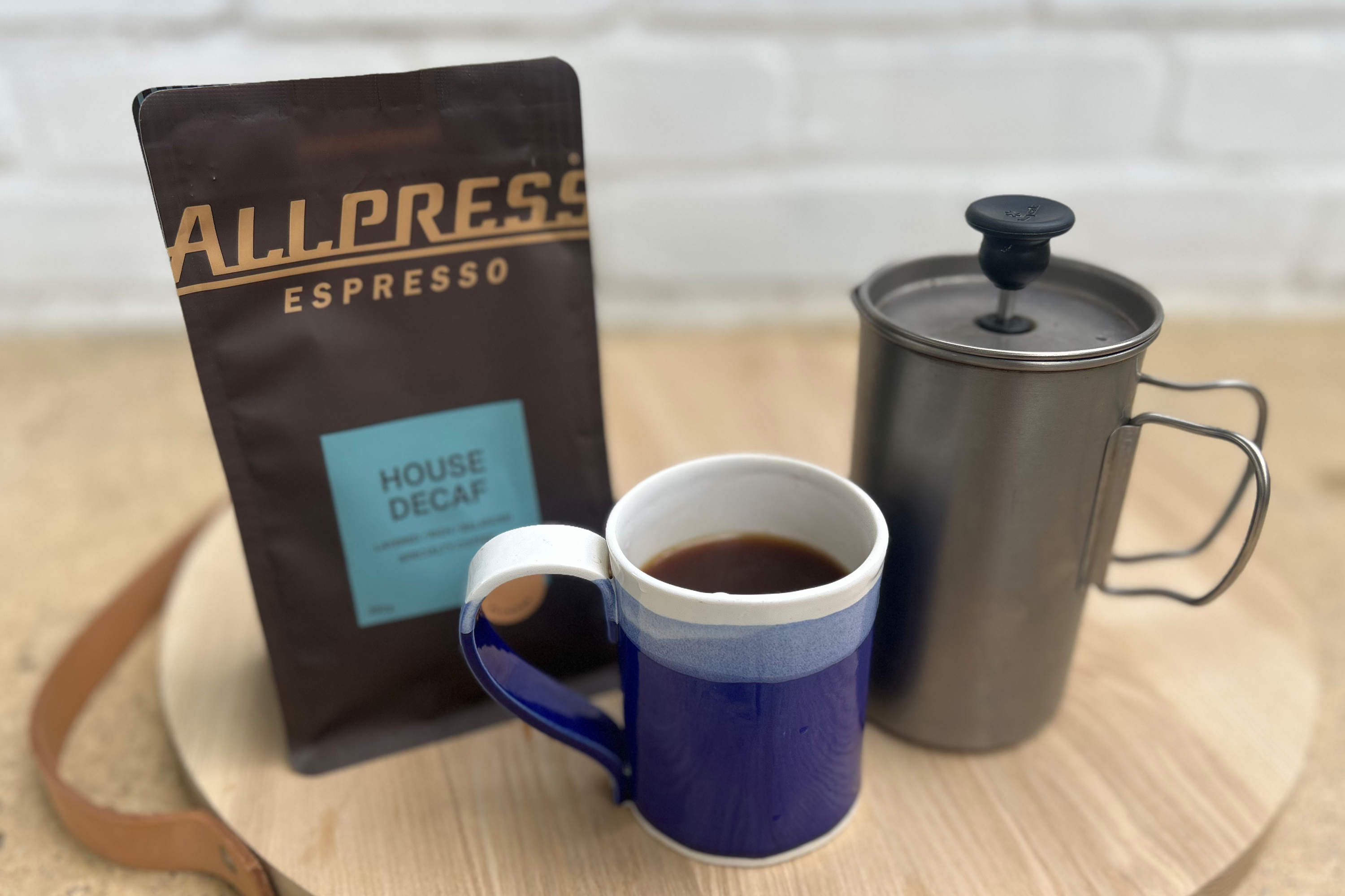 I tested each decaf coffees using a small cafetiere (Emma Henderson/The Independent)