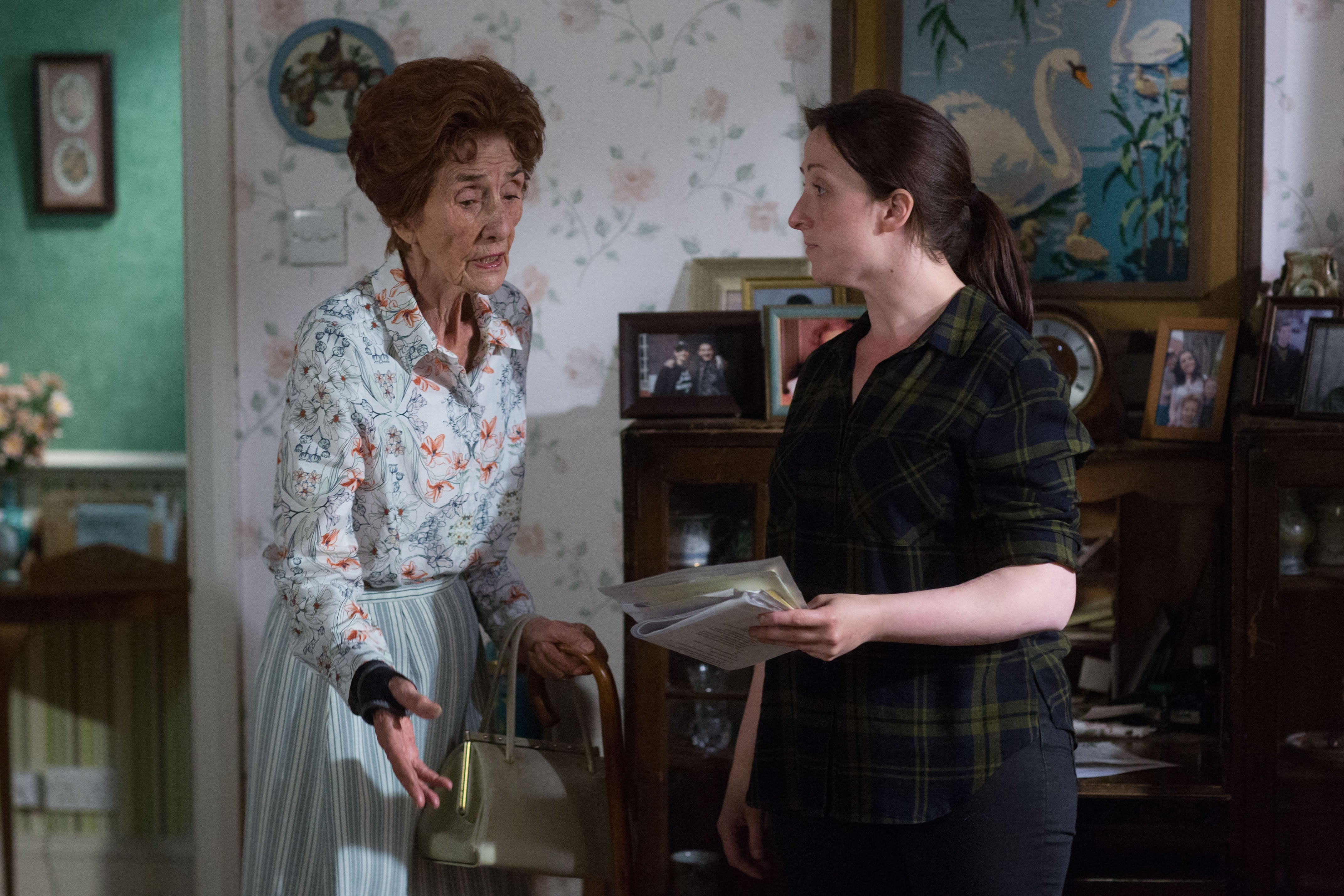 Cassidy and June Brown as Sonia and Dot Cotton in a 2017 episode of ‘EastEnders’ (BBC)