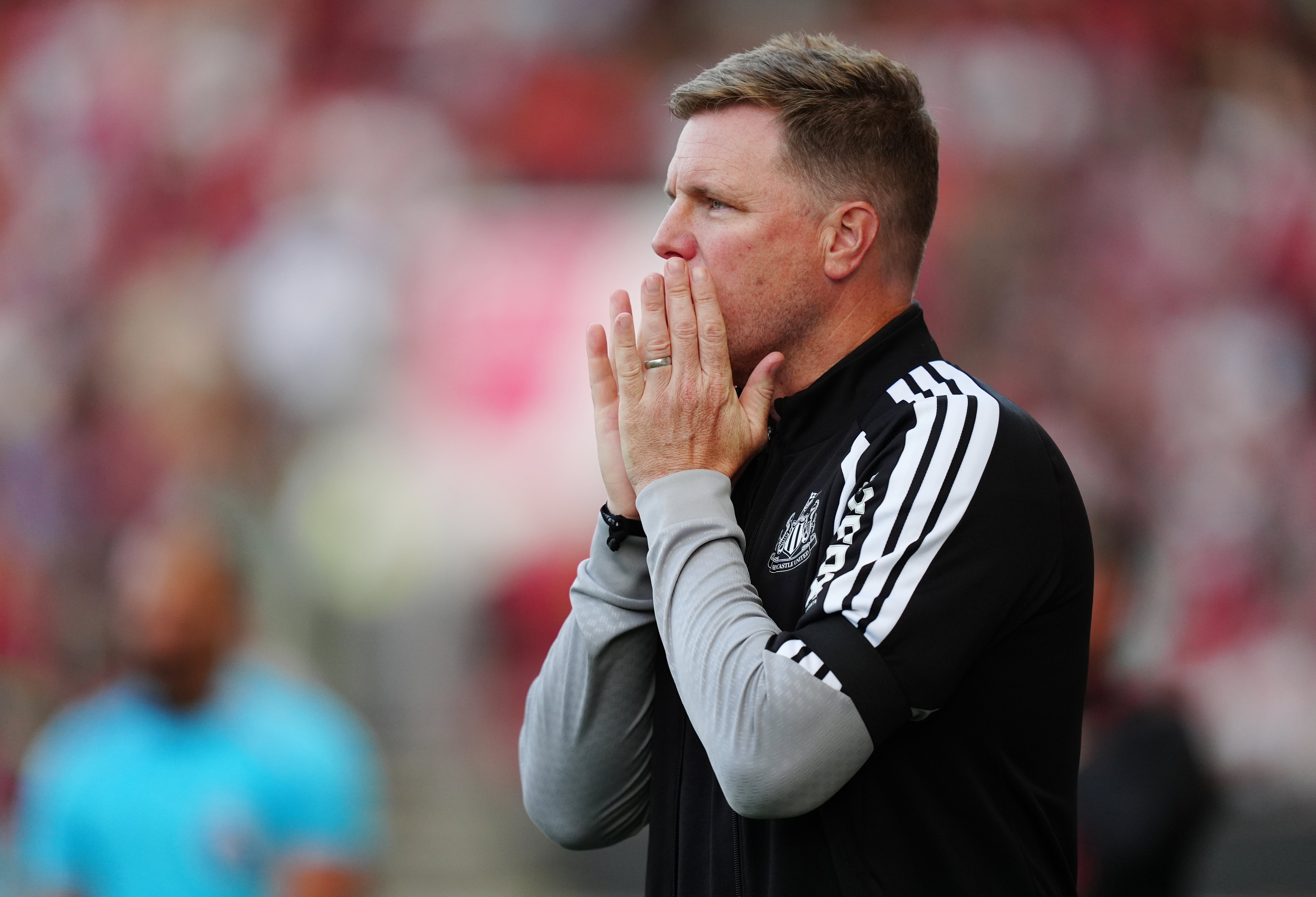 Now-former Newcastle head coach Eddie Howe