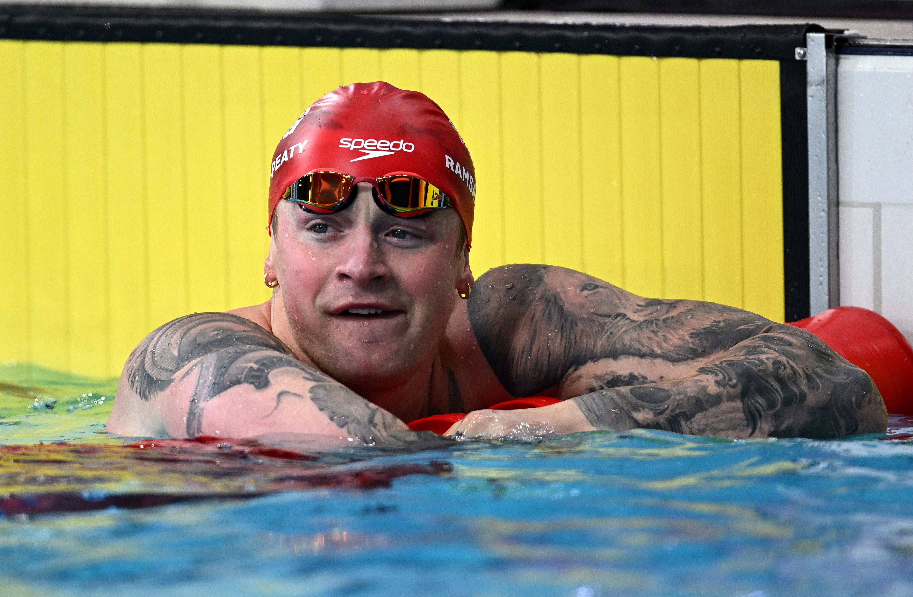 The 16-time European champion touched the wall in 59.10 seconds