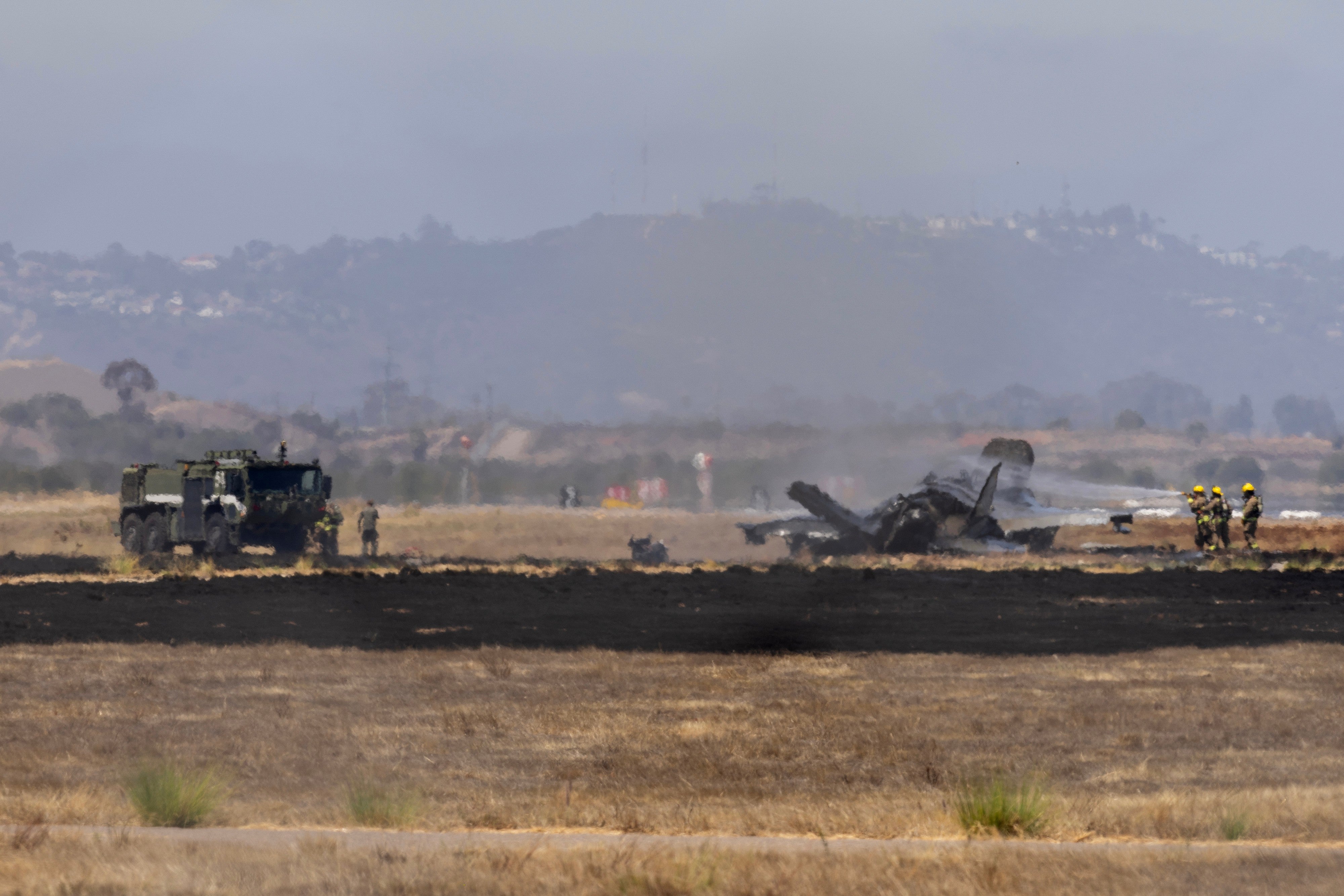 Pilot ejects before F-35B fighter jet crashes near Miramar Air Base