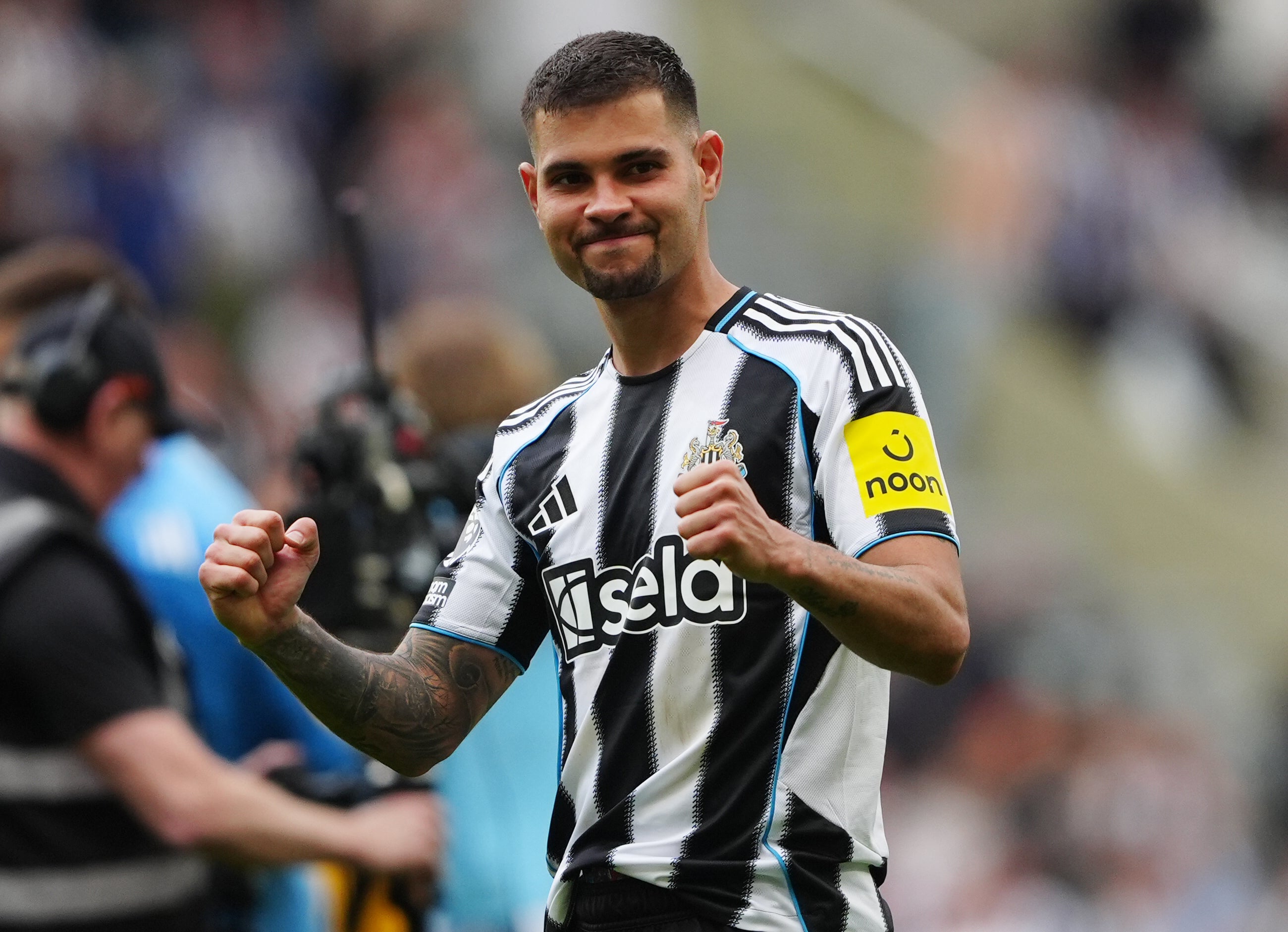 Bruno Guimaraes may leave Newcastle (PA Wire)