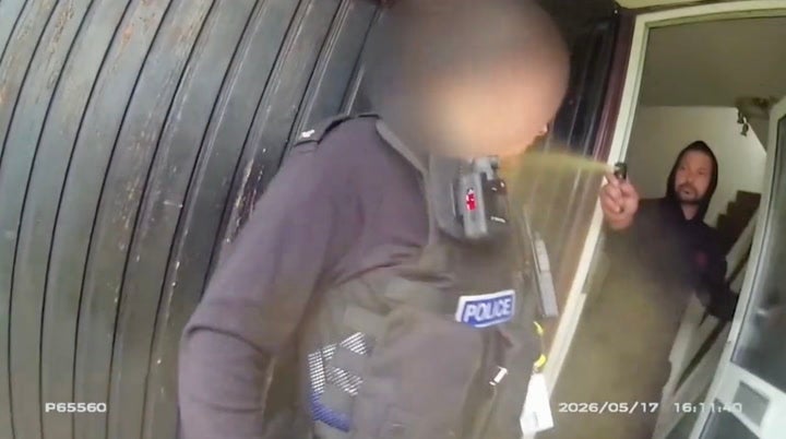 Police attacked with toxic spray responding to domestic assault report