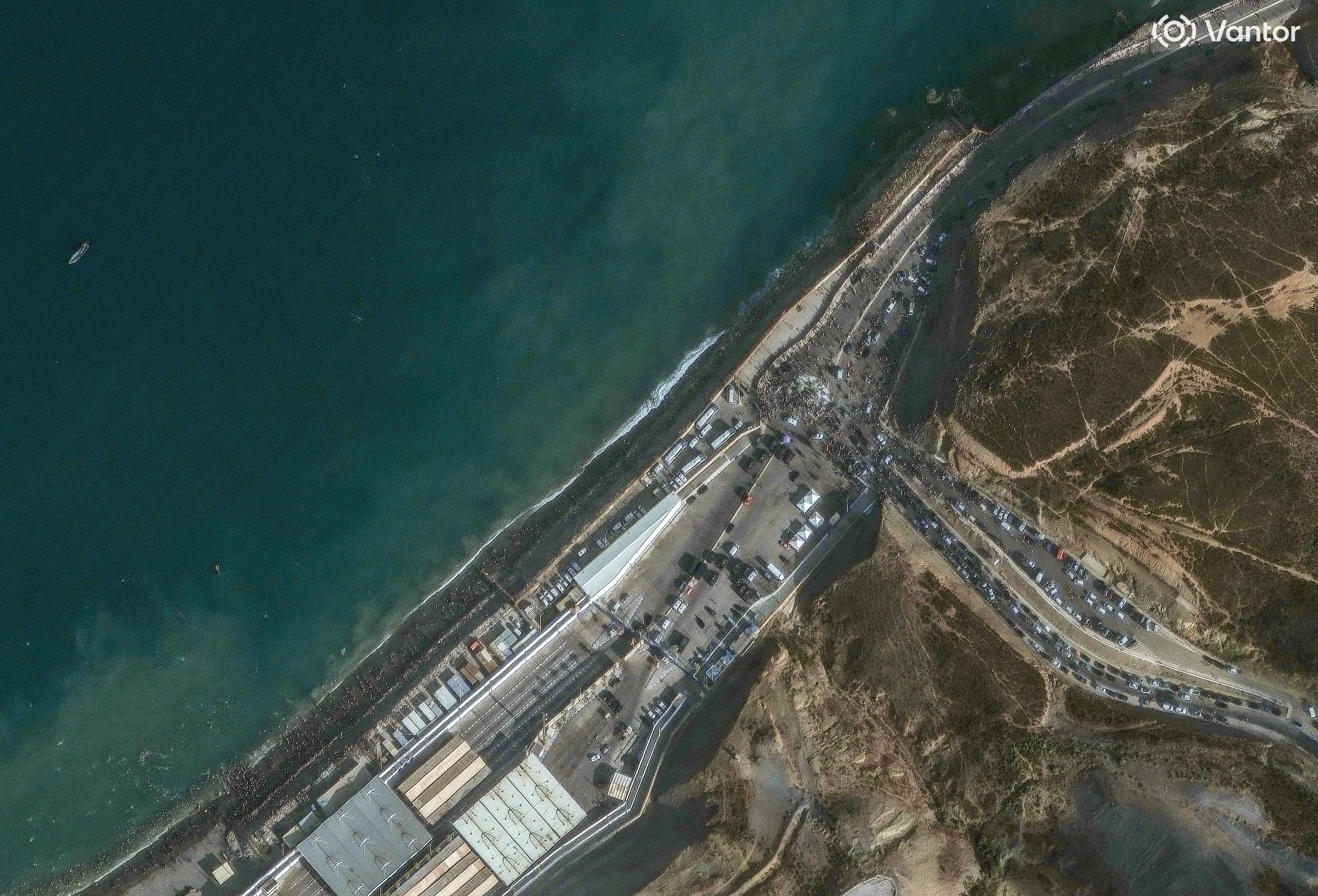 Migrants cross into the Spanish enclave of Ceuta