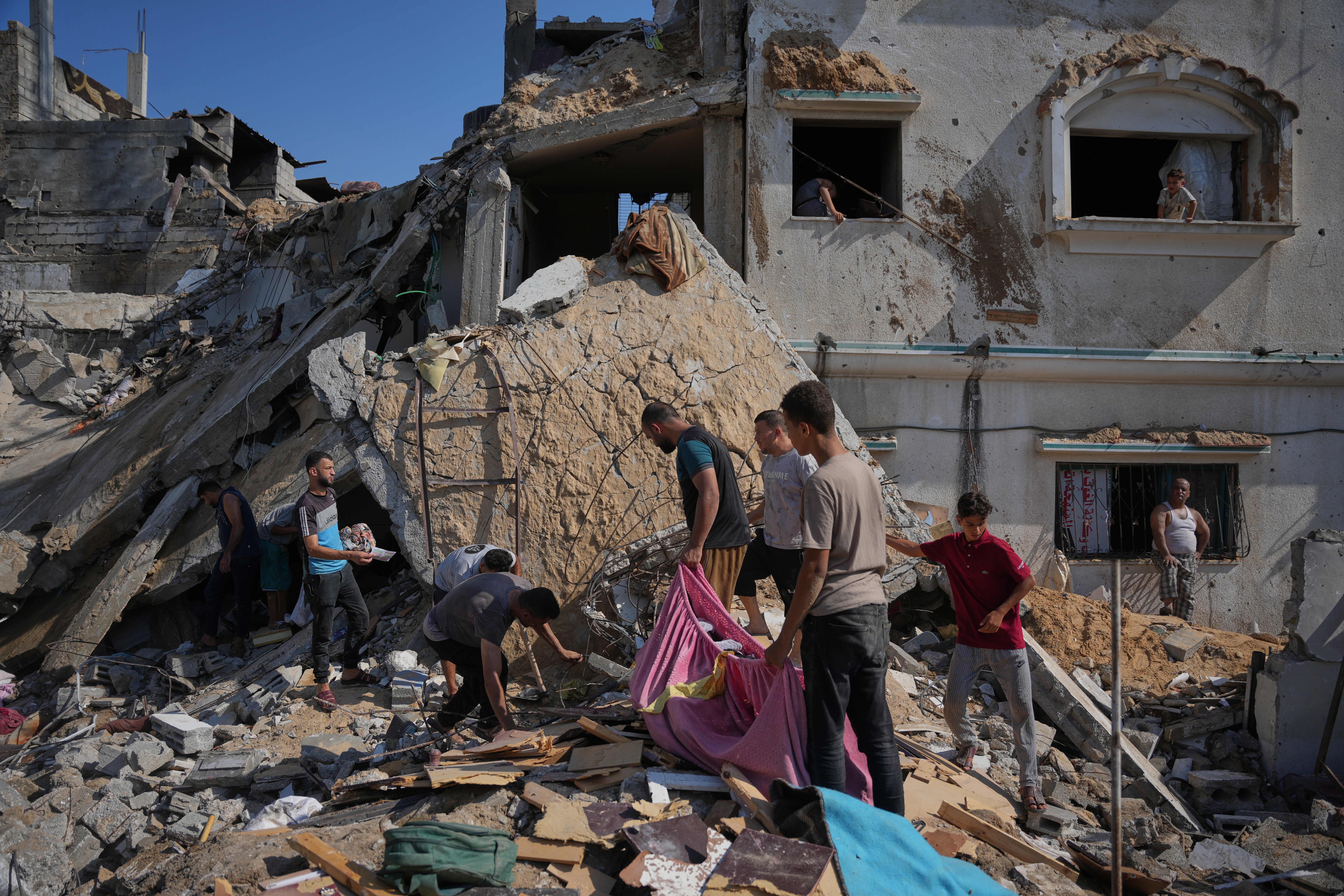 Photos show the scene after the latest Israeli strikes in Gaza