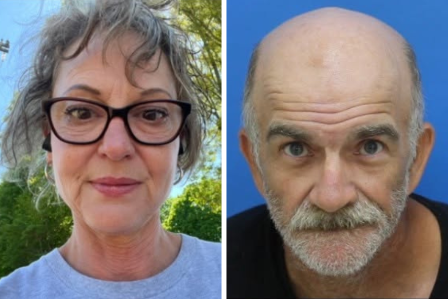 Robin M. Doyle (left) of Hickory, North Carolina, was found dead Friday, and Leroy Allen Loper (right), a registered sex offender, has been charged with kidnapping and murder in connection with her death