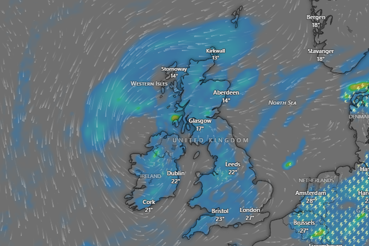Weather mapped: Where it will rain in the UK this weekend as droughts and heatwaves strike