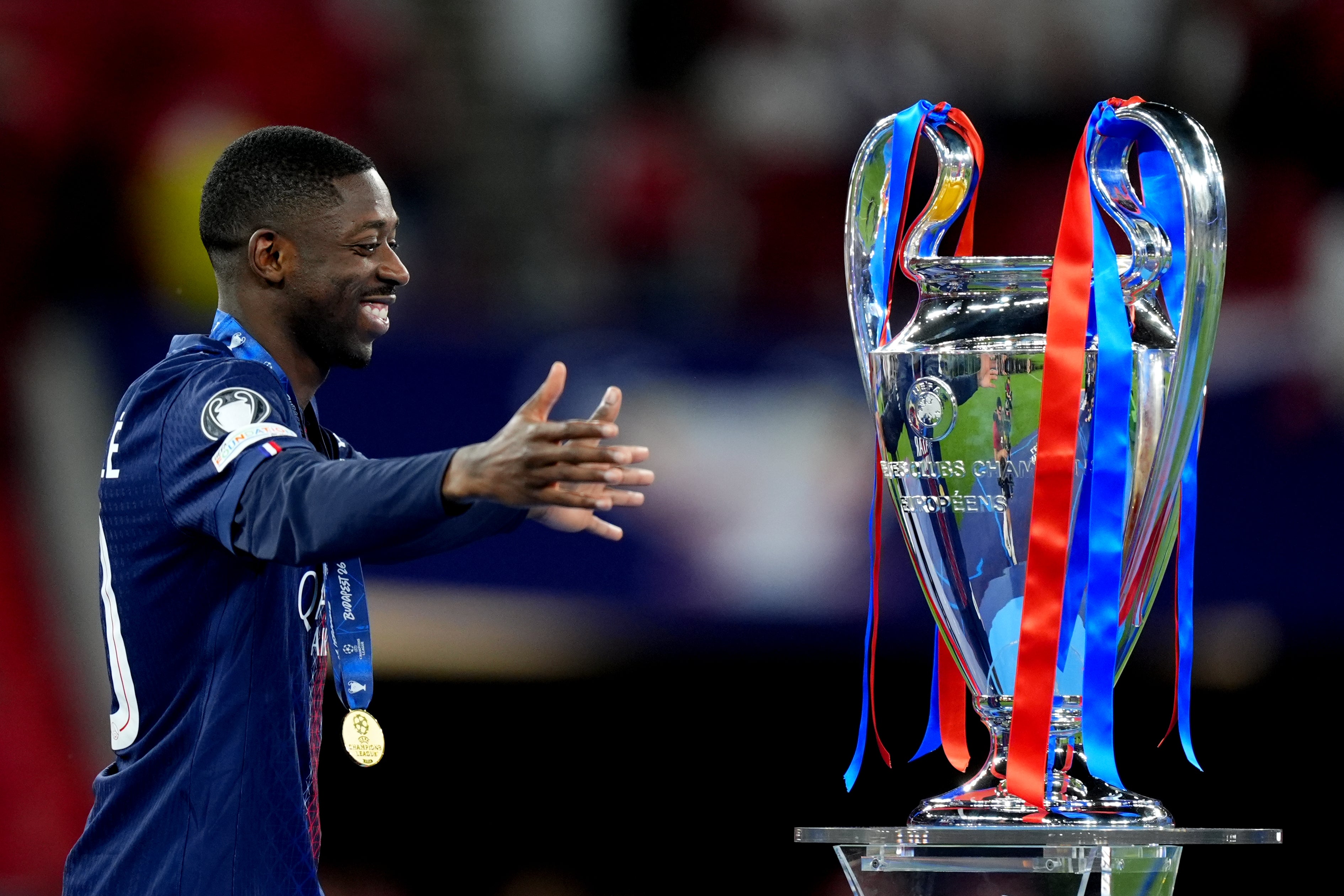 Ousmane Dembele won back-to-back Champions Leagues with PSG