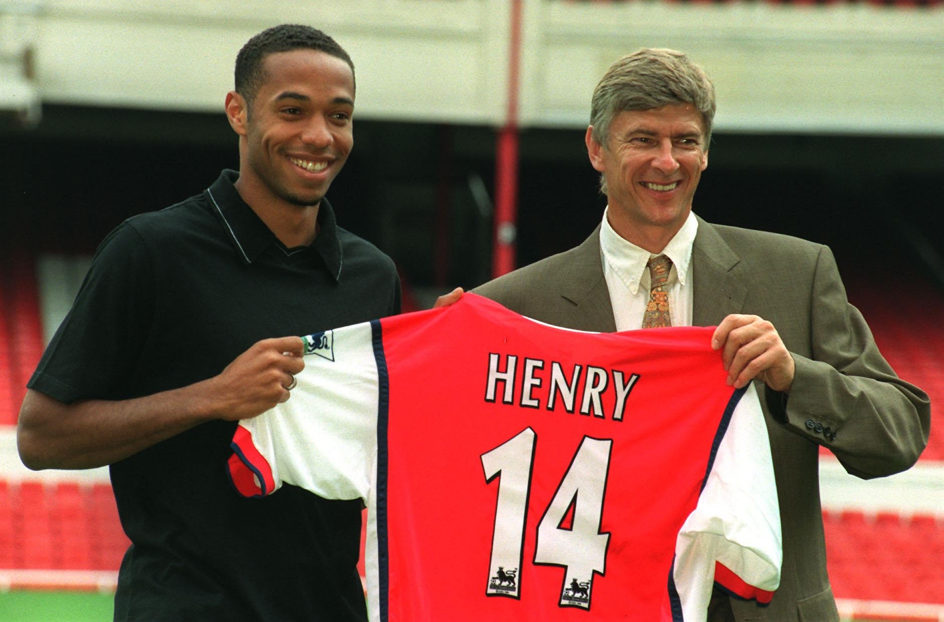 Thierry Henry completed his move from Juventus to Arsenal on this day in 1999 (Tony Harris/PA)