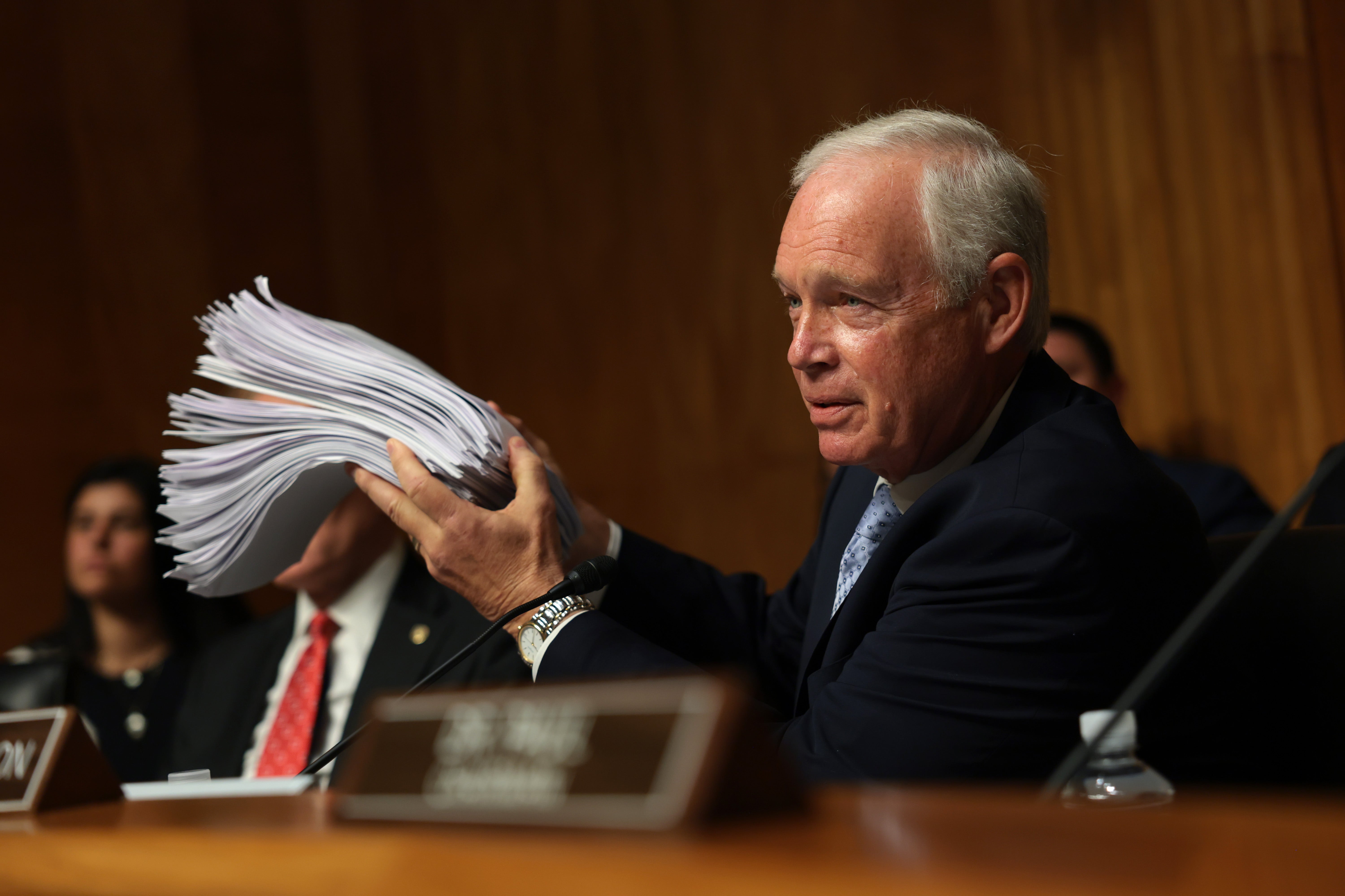 Republican senators including Ron Johnson of Wisconsin angrily berated Fauci during his hearing on Wednesday