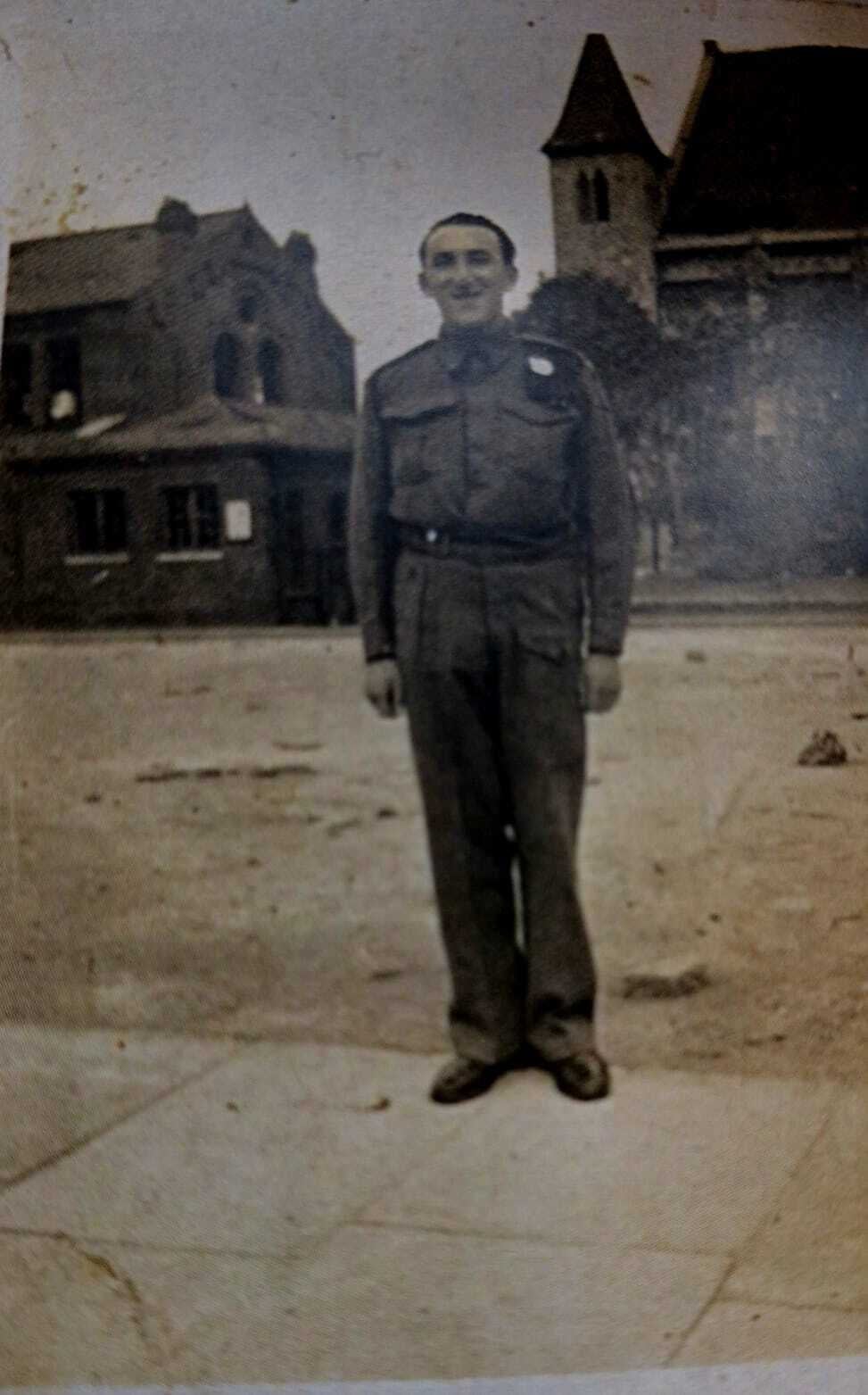 Monty Goldstein served in the Royal Artillery during the Second World War (Family handout/AJEX/PA) (PA Media)