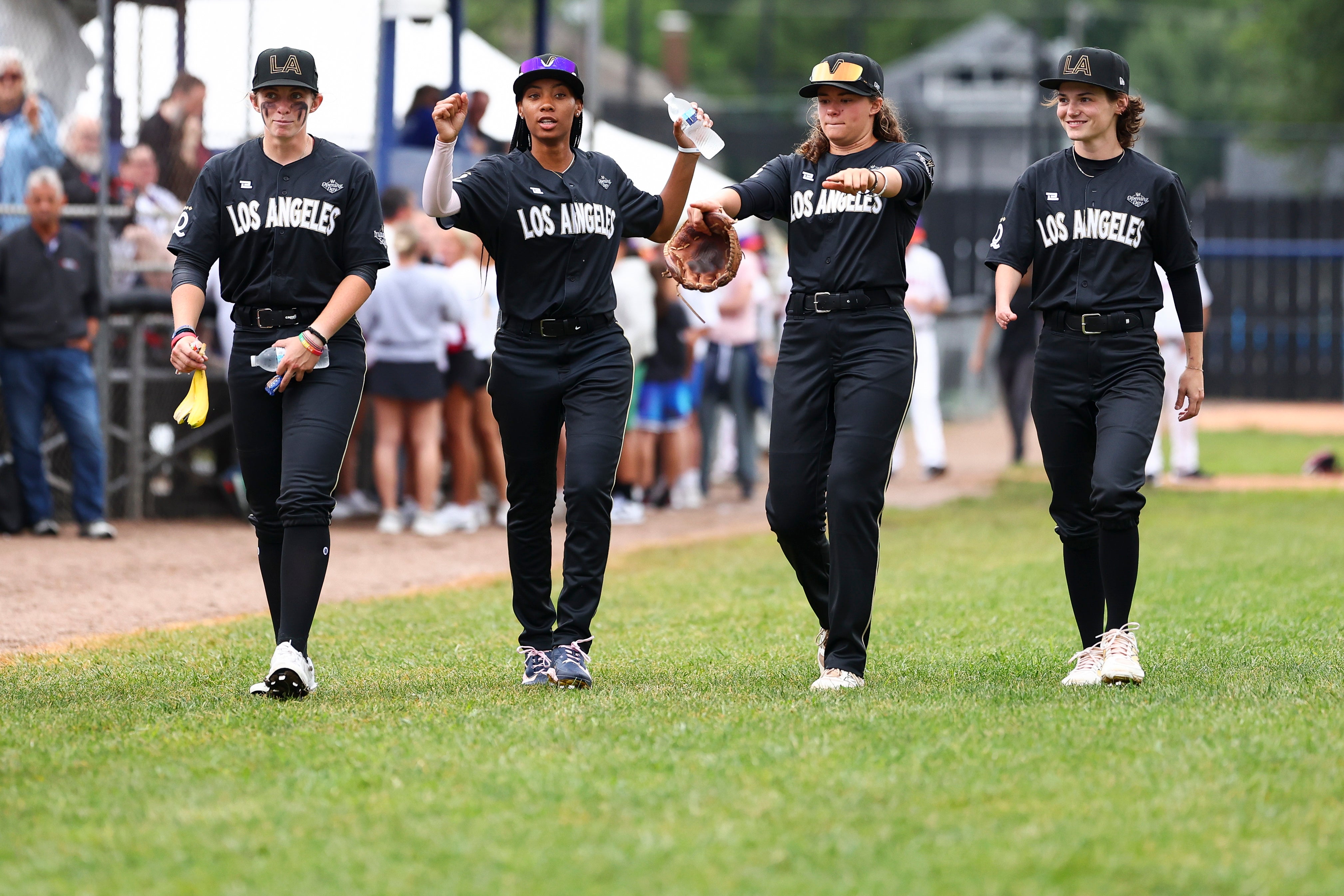 The Women’s Pro Baseball League kicked off in Springfield, Illinois, on Saturday, marking the first women’s professional baseball league in the US in almost three decades (Getty)