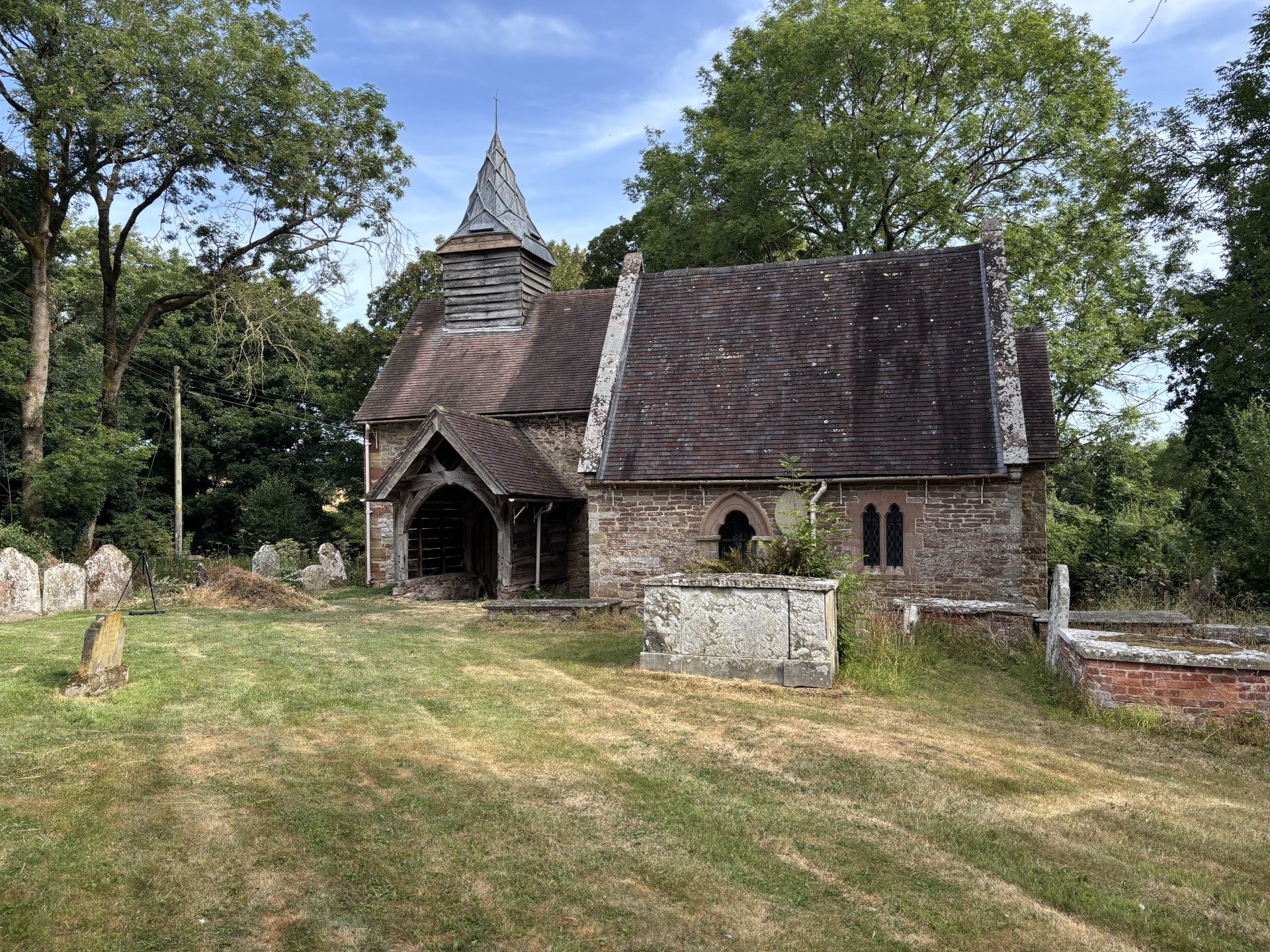 St Michael’s Church in Upton Cressett (William Cash/PA)