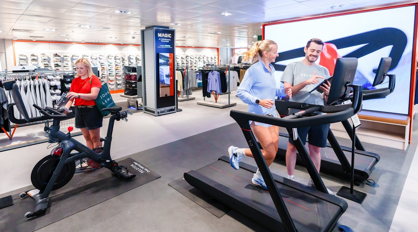 The updated concept also introduces free gait analysis in stores (John Lewis/PA)