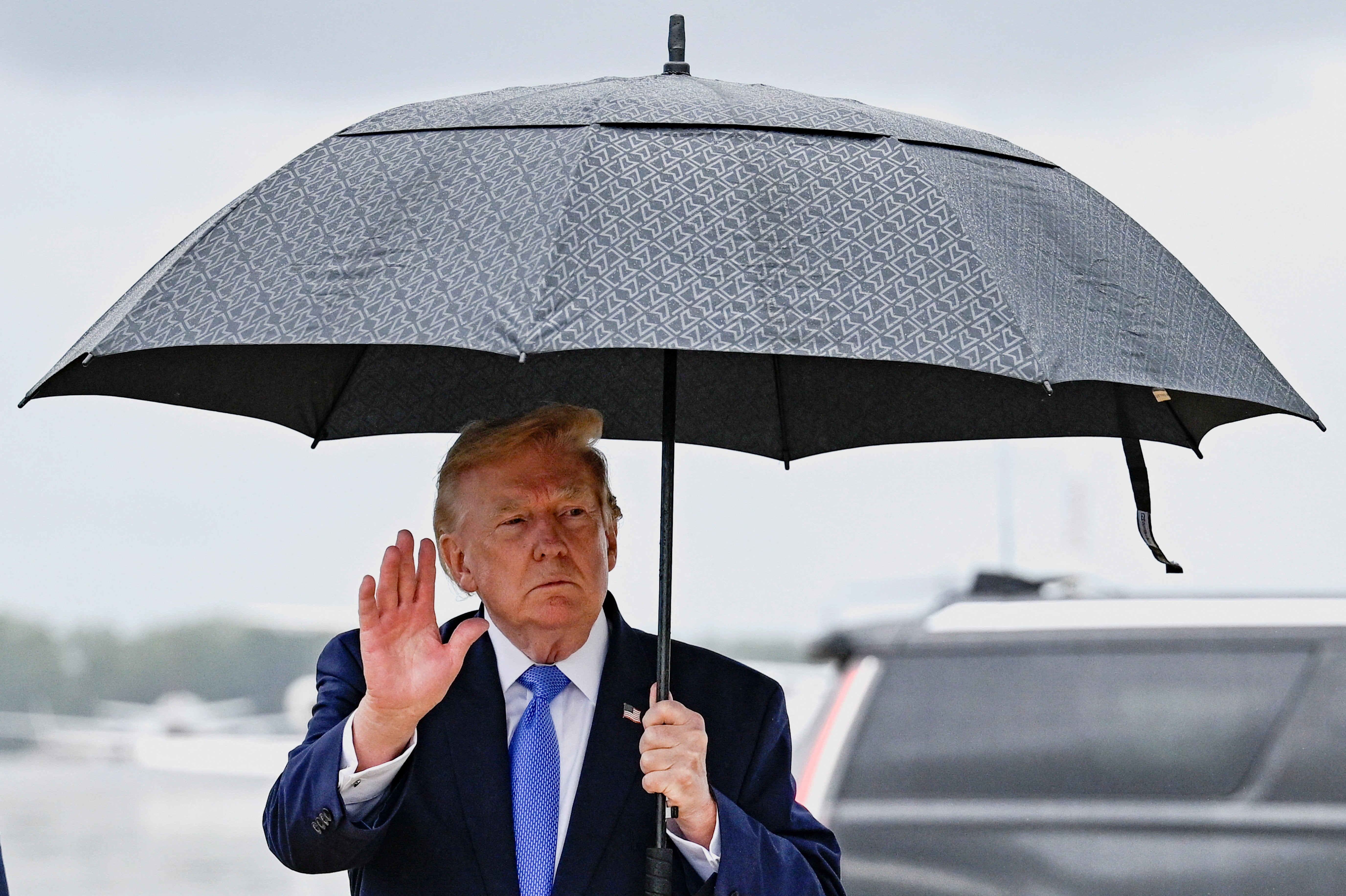 Trump touts his ‘real polling numbers’ in paranoid ‘fake news’ rant but offers no proof they exist