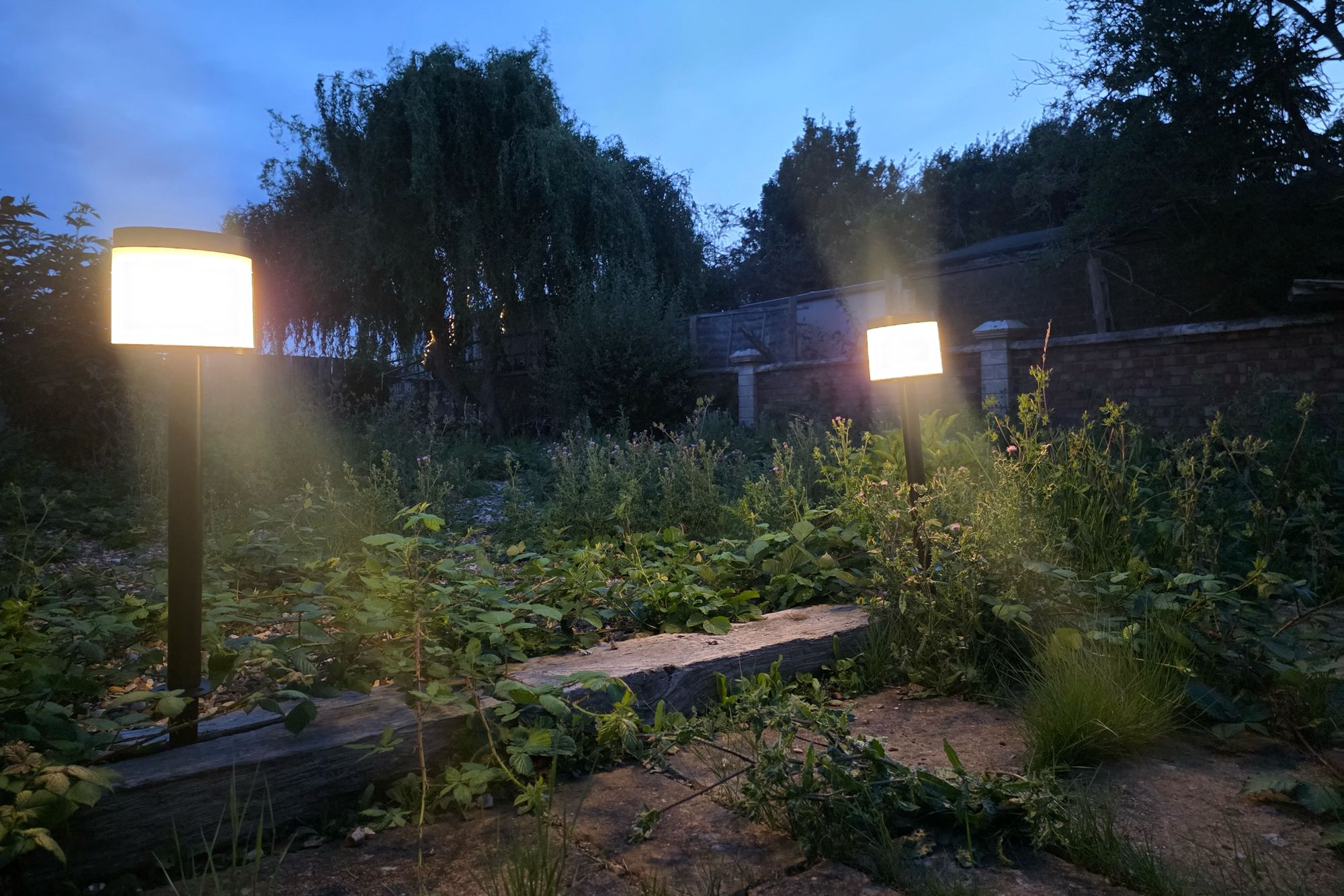 These cast an excellent level of illumination (Abha Shah/The Independent)