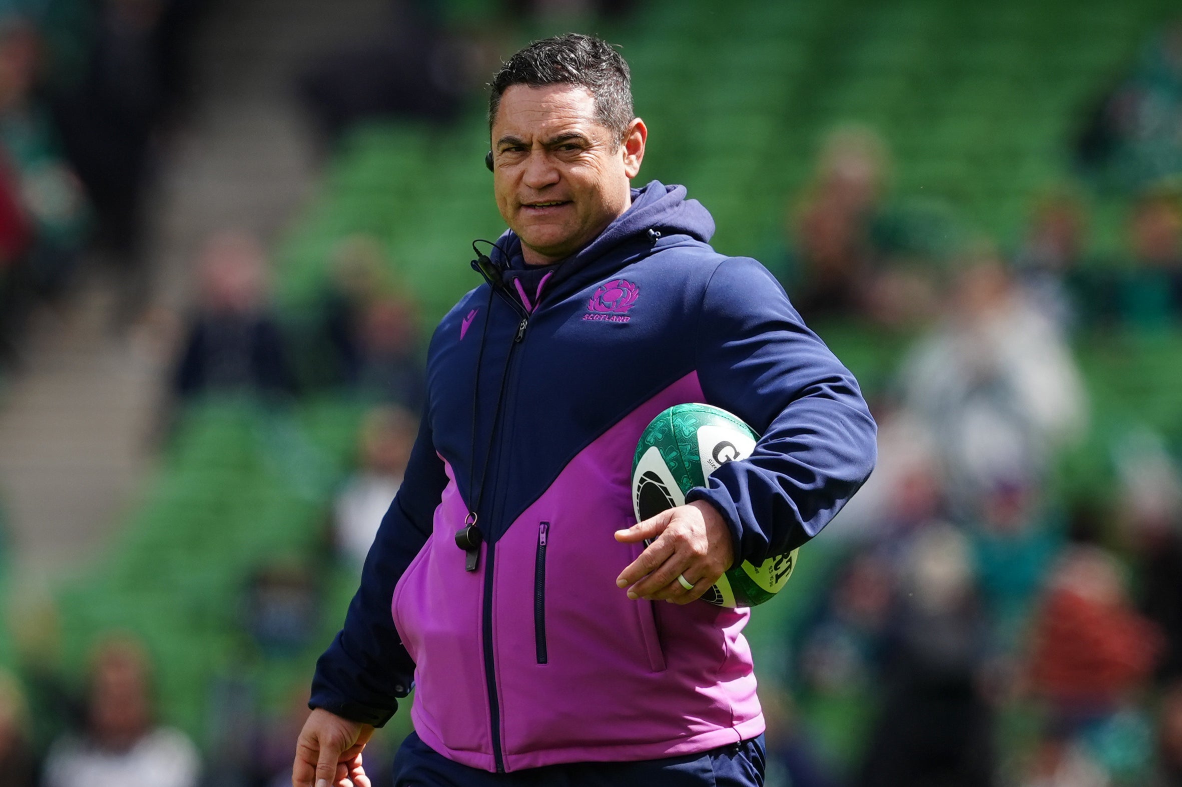 Sione Fukofuka was released from his position as Scotland head coach on ‘compassionate grounds’ (PA)