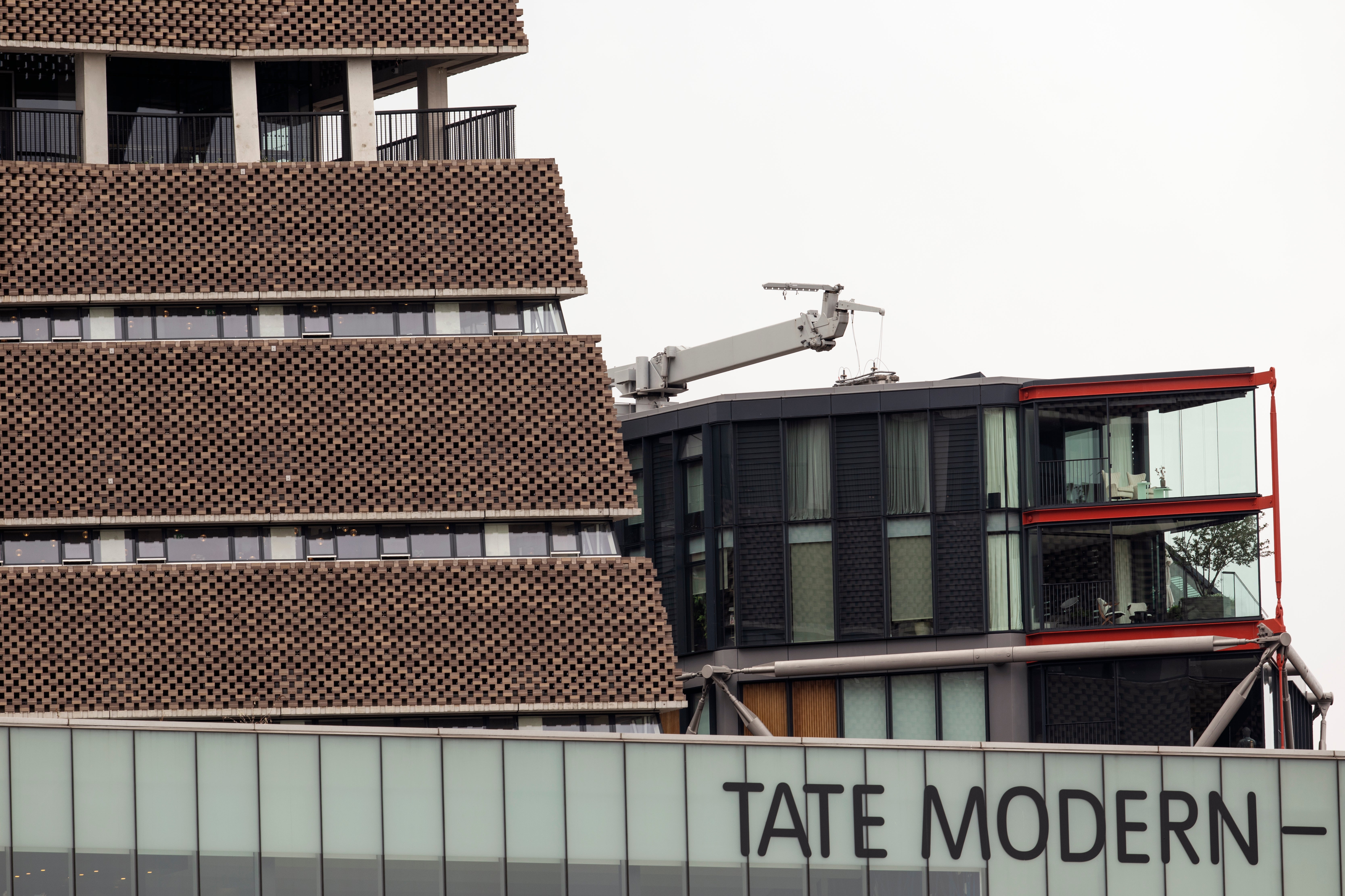 The boy was thrown from the 10th floor viewing platform at the Tate Modern.