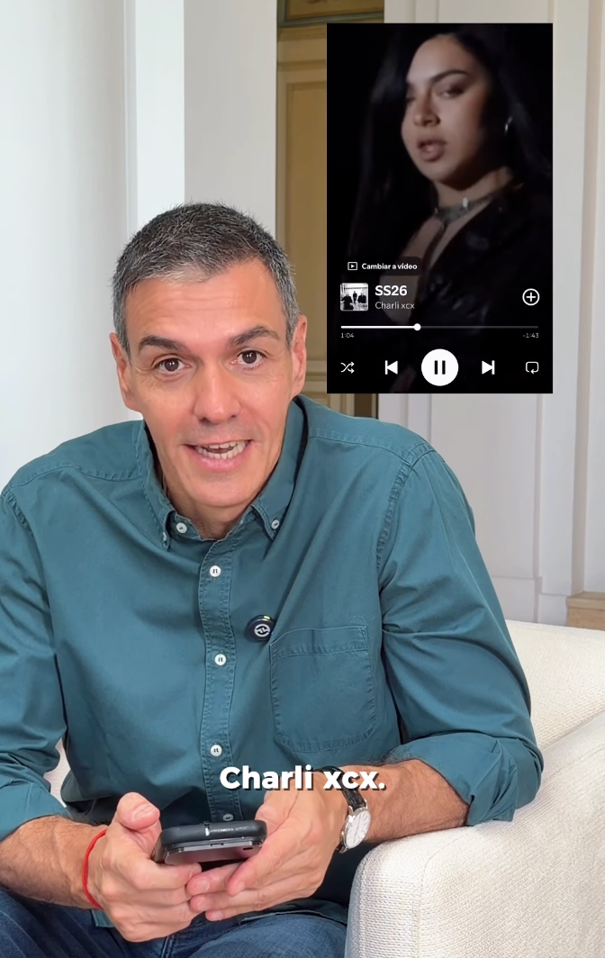 Pedro Sanchez listed some of his favourite songs of the summer on Instagram