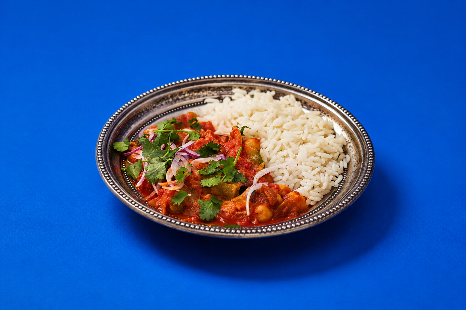 Chickpeas and aubergine make this quick curry hearty, affordable and full of flavour