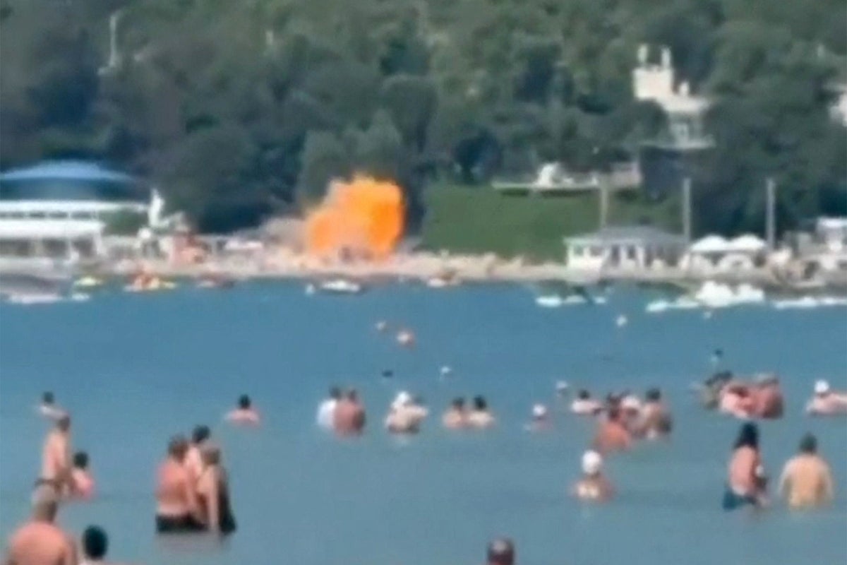 Seven dead after Ukrainian drone strikes popular Russian beach