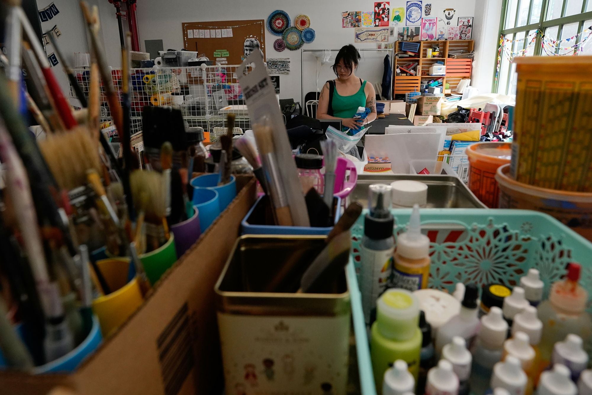 Leftover art supplies get a new life at &lsquo;creative reuse centers&rsquo; where they&rsquo;re sold at deep discount