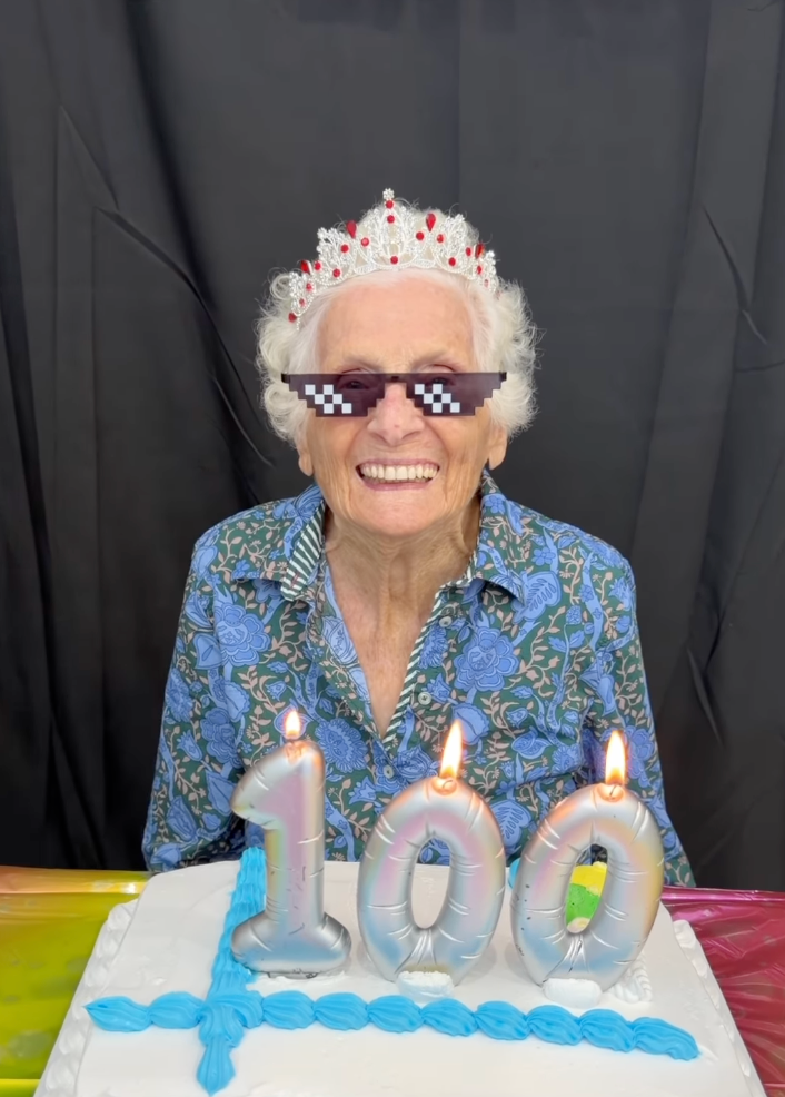 Pauline Kana turned 100 on August 1 (rosssmith/Instagram)