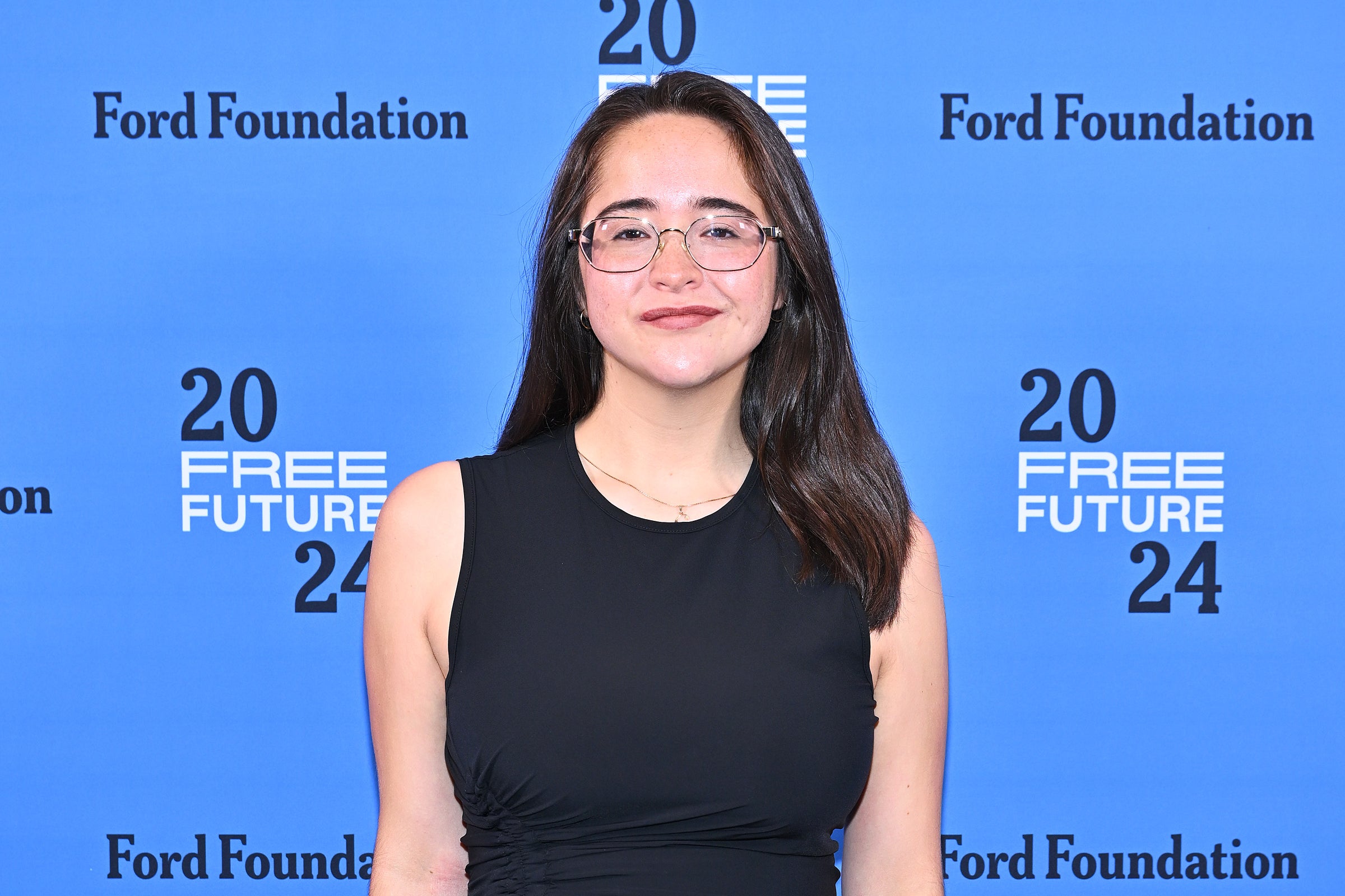 Javellana suffered in silence for a year, not wanting to tell her family or friends about the images. After speaking out, she has joined advocates like Paris Hilton to call for legislation to stop AI deepfake pornography (Getty Images for The Ford Founda)