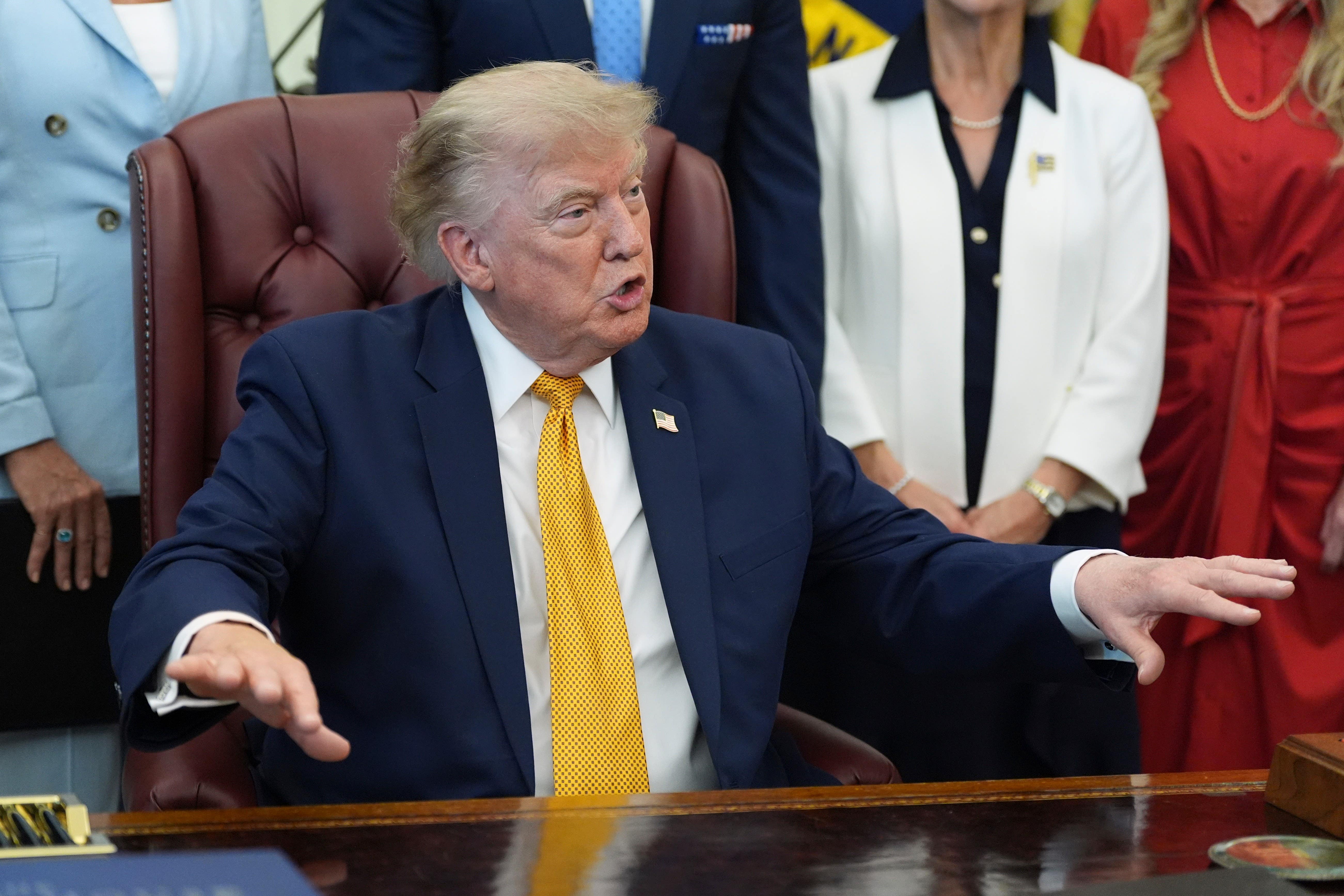 Trump says Jeanine Pirro ‘folded like an umbrella’ in Reflecting Pool case