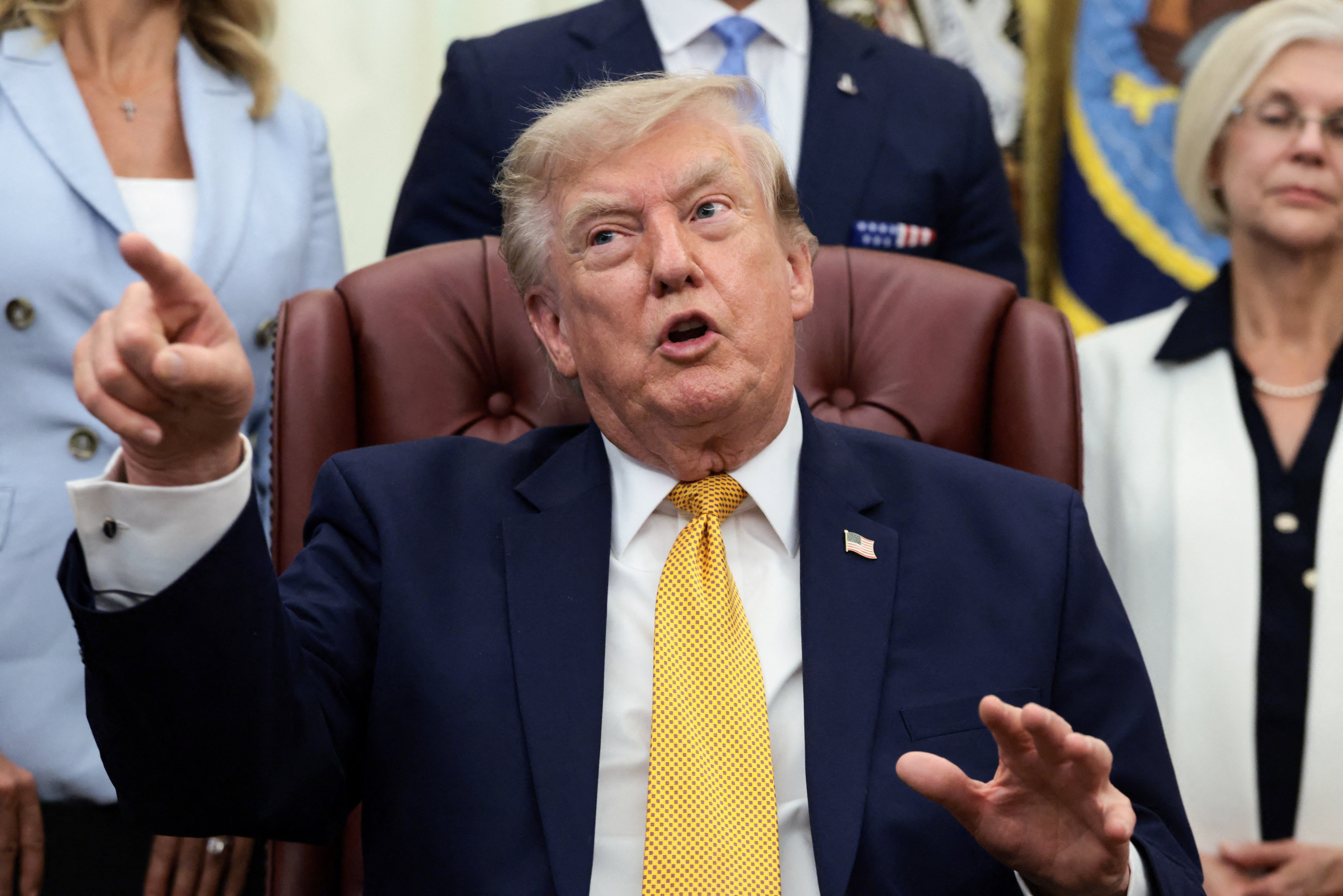 The finding, in a poll conducted Wednesday through Monday, showed how Trump's handling of the economy, including rising energy prices resulting from the Iran war, could weigh on his party's chances in the November midterm elections