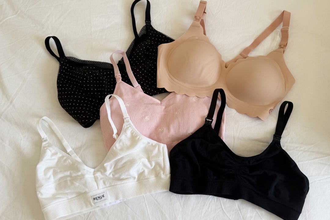 I tried a range of maternity bras in different styles and fabrics to find the very best (Sarah Jones/The Independent)