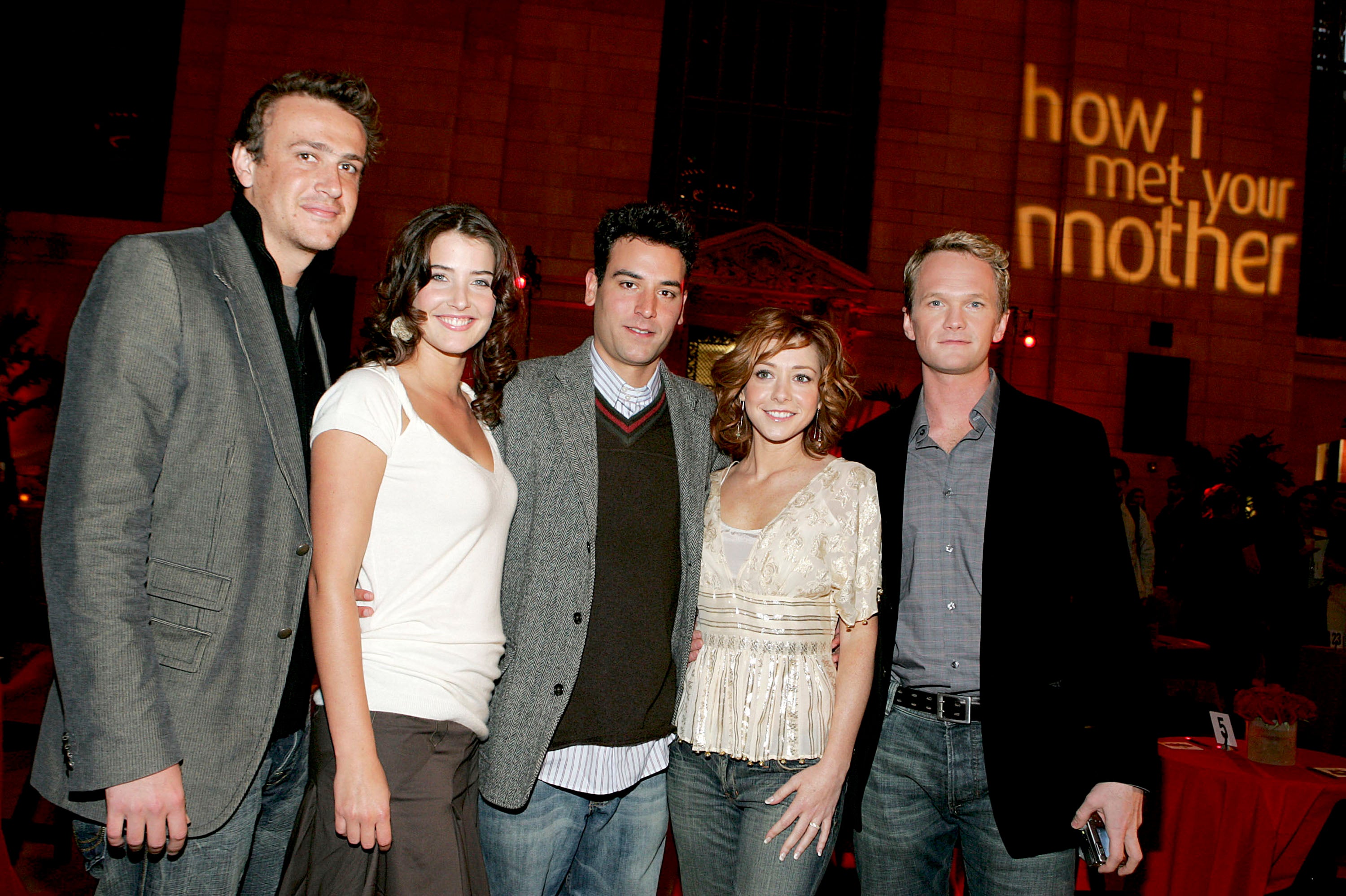Radnor (center) starred alongside Jason Segel, Cobie Smulders, Alyson Hannigan and Neil Patrick Harris in all nine seasons of the CBS sitcom (Getty)