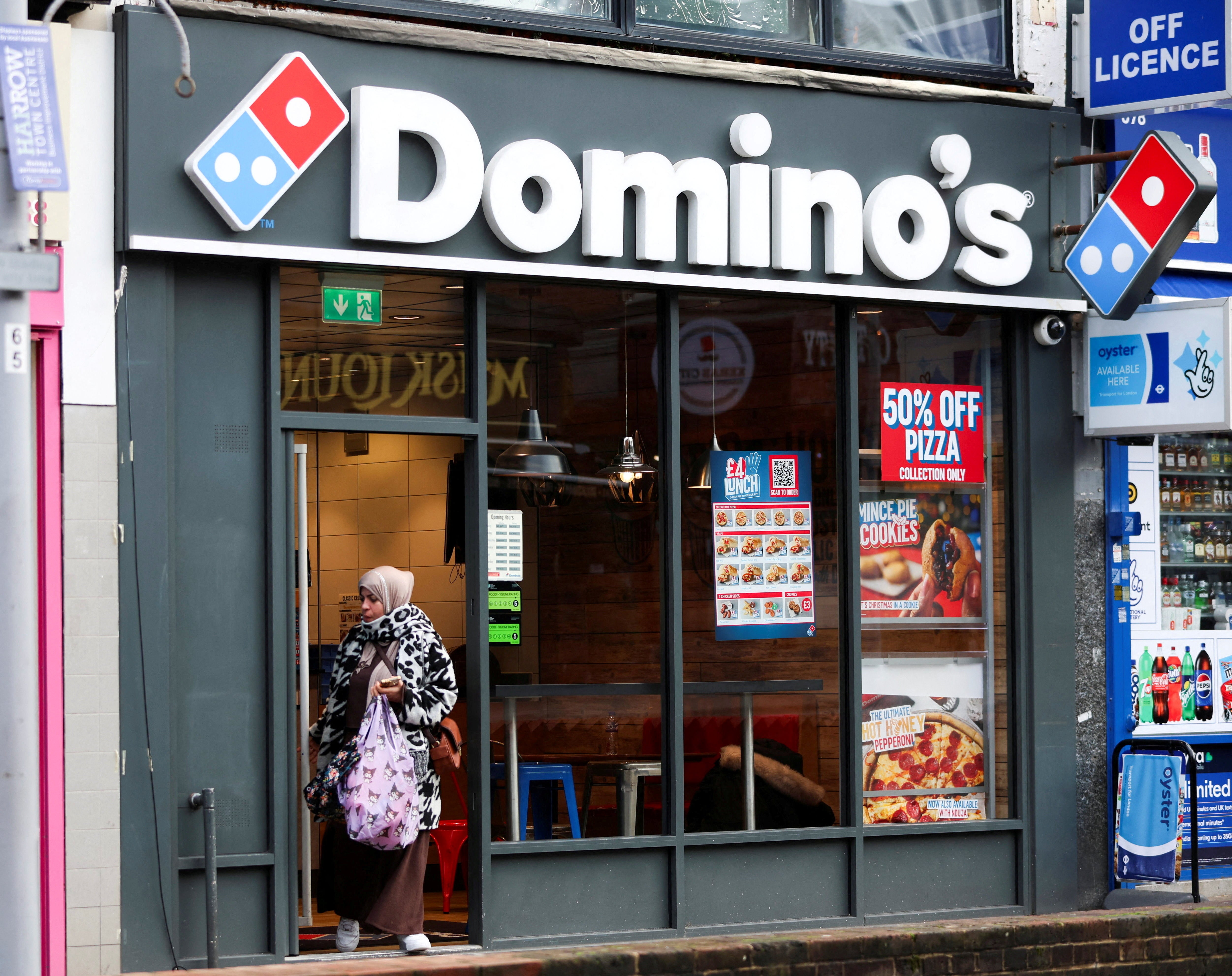 Domino&rsquo;s sold thousands of extra pizzas during England&rsquo;s crunch World Cup knockout game