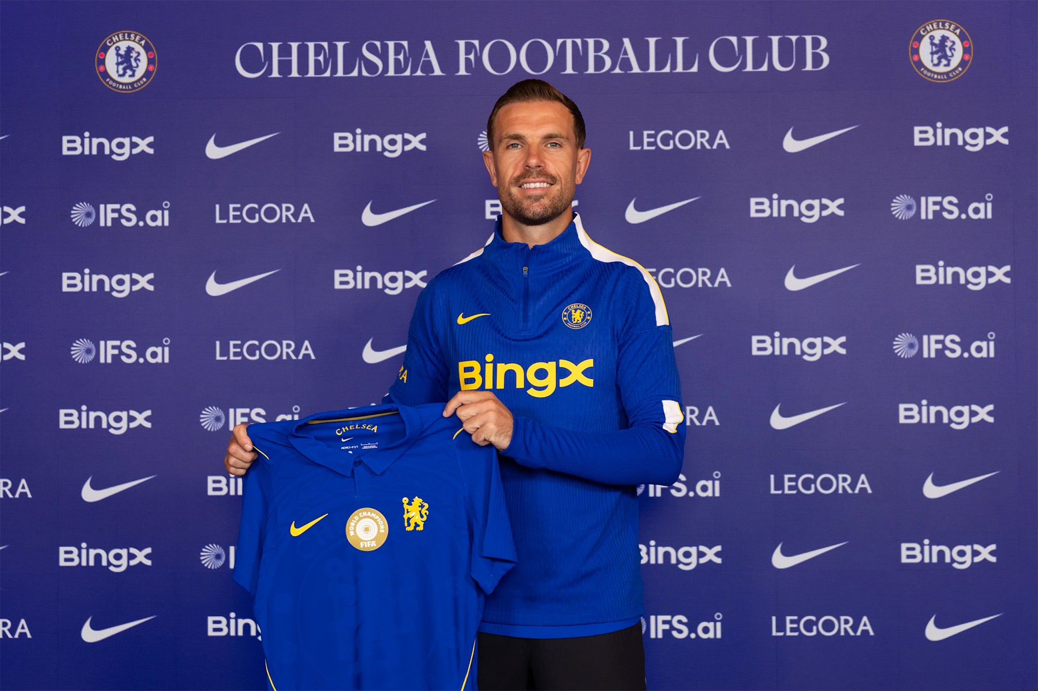 Jordan Henderson is unveiled as a Chelsea player