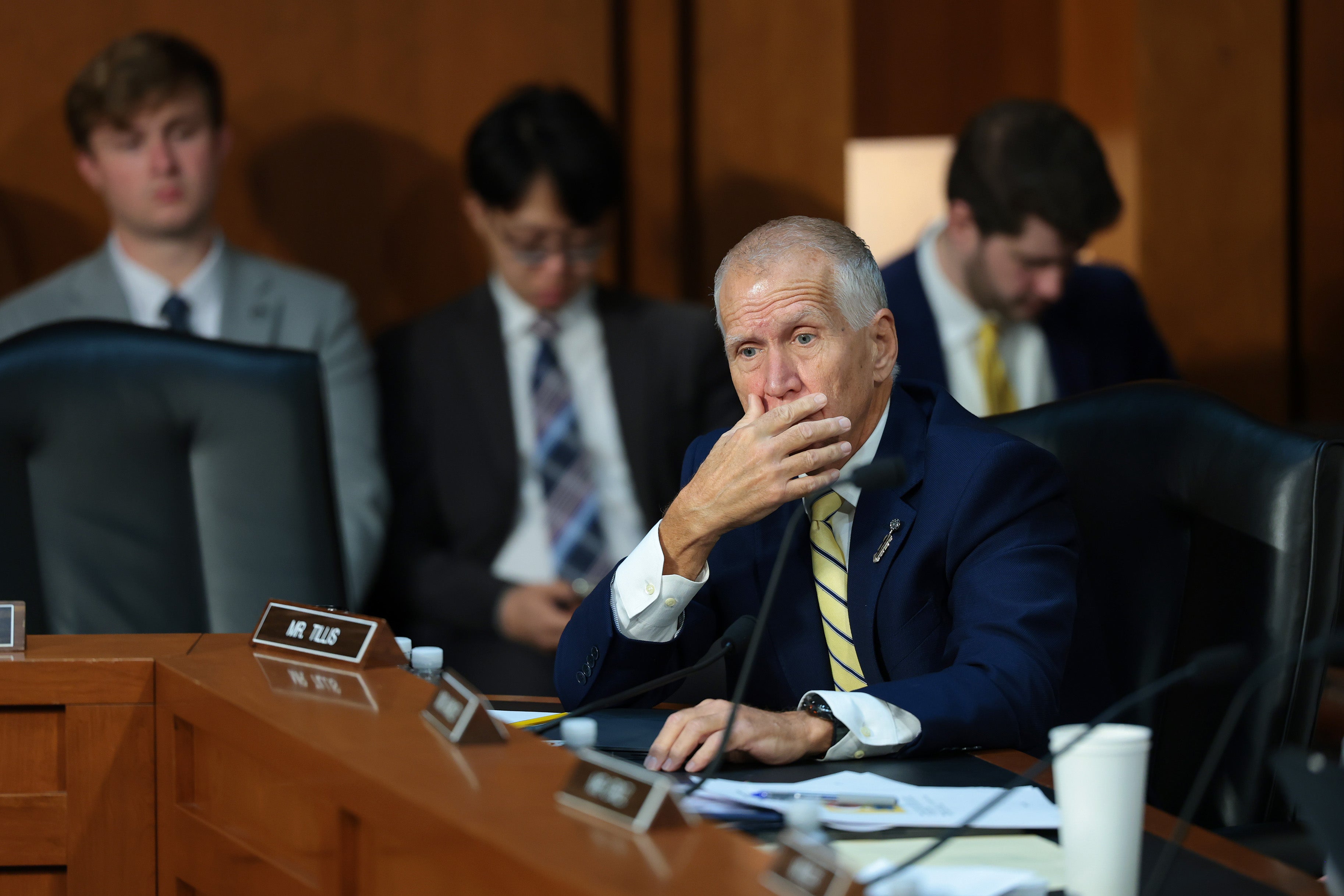 Tillis admitted during the vote that 'weaponization' of the DOJ was growing worse under Blanche