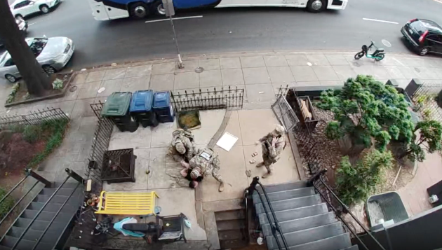 Purple Heart vet sues after National Guard troops detained her as she sat quietly in the front yard of her DC home