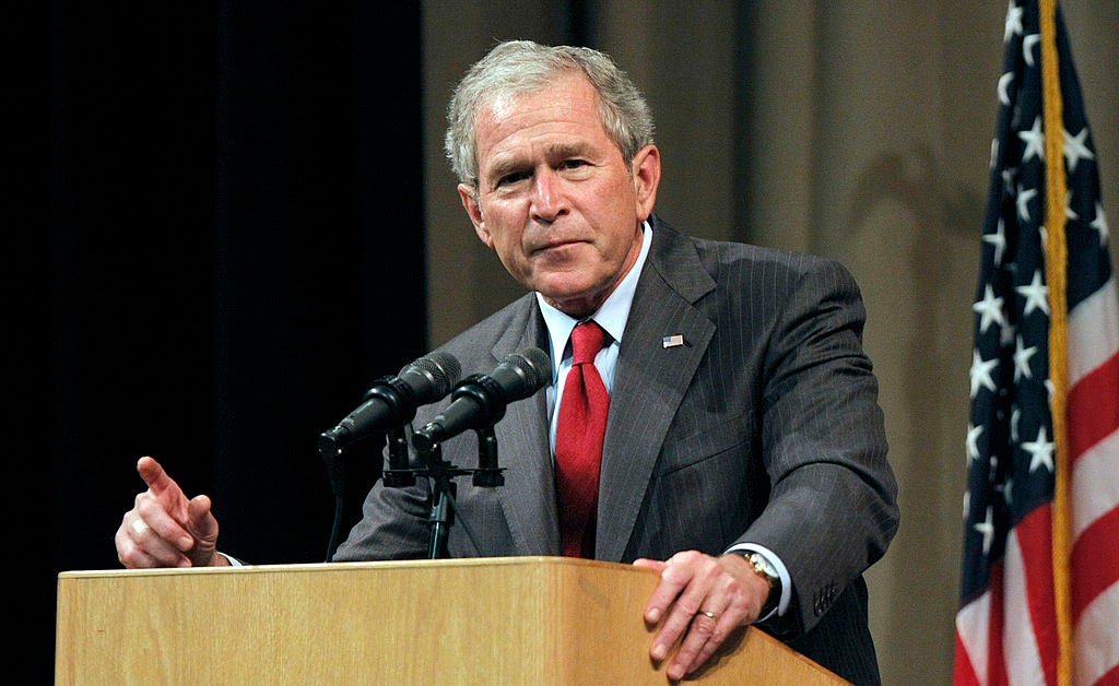George W. Bush made almost US$15m selling his stake in the Dallas-based Texas Rangers baseball franchise in 1998