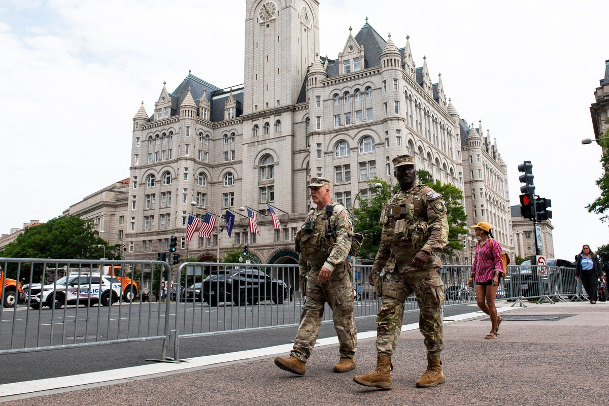 Guard deployment to Washington into 2029 will cost roughly $1.4B, estimate shows