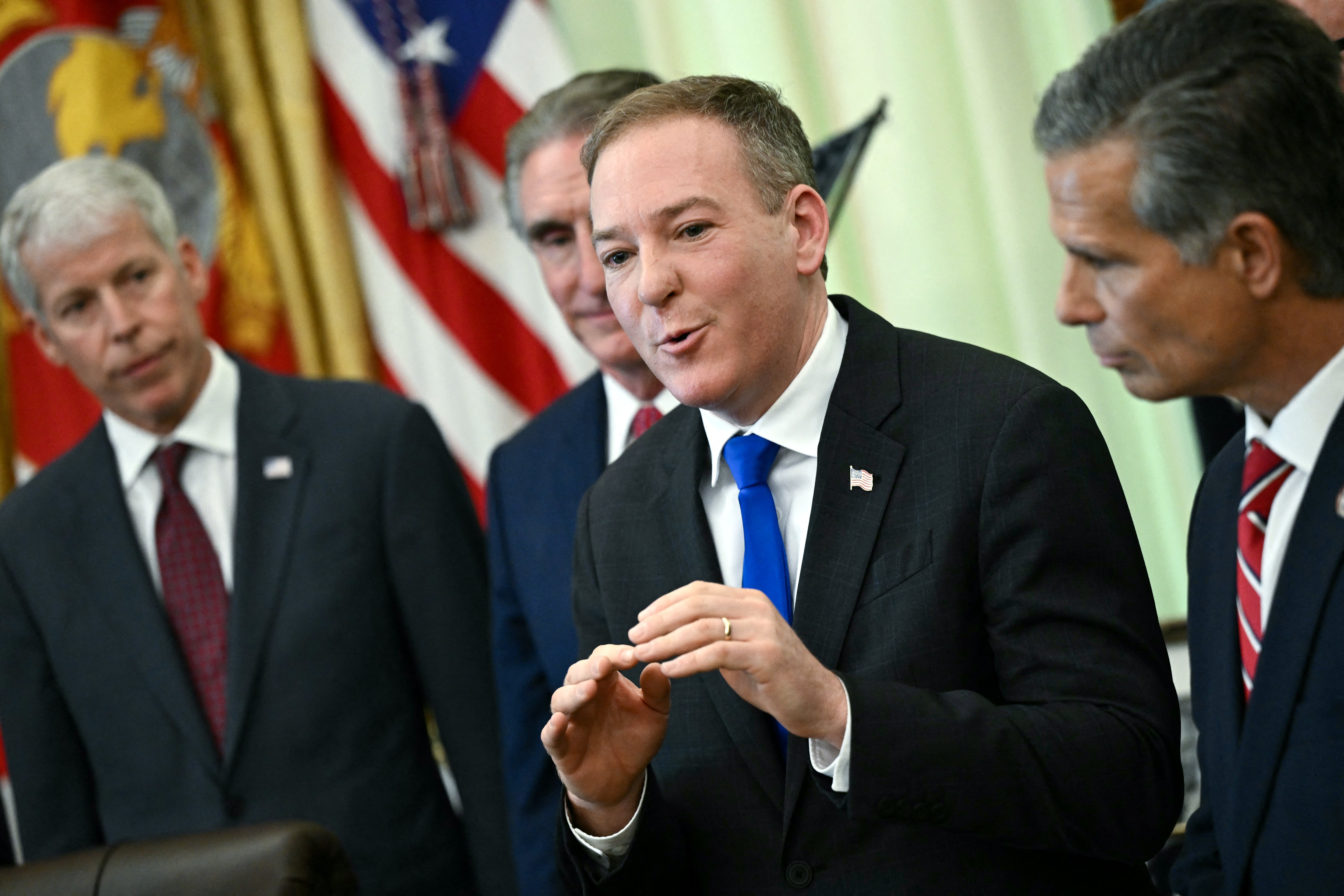 EPA Administrator Lee Zeldin had accused Climate United Fund and other chosen nonprofits of mismanagement and potential fraud (Brendan Smialowski / AFP via Getty Images)
