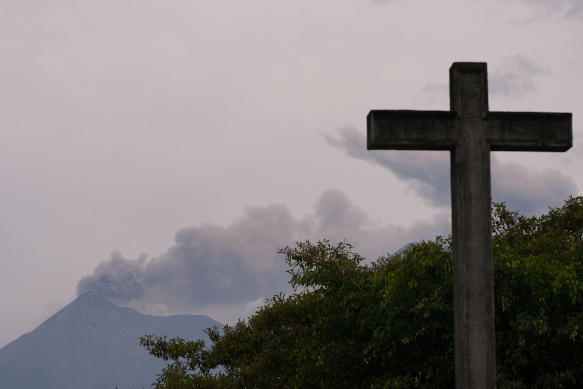 Guatemala evacuates communities after Fuego volcano erupts, in photos