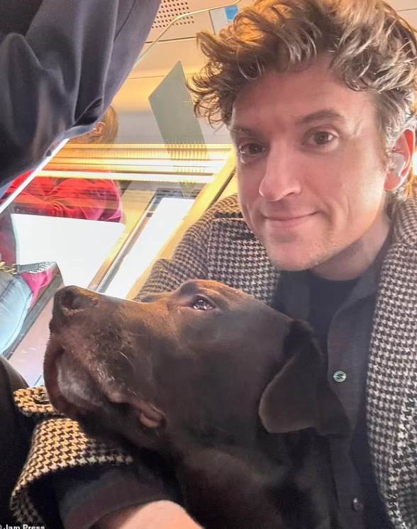 Greg James said he 'can't stop crying' after putting his dog Barney to sleep (Instagram)