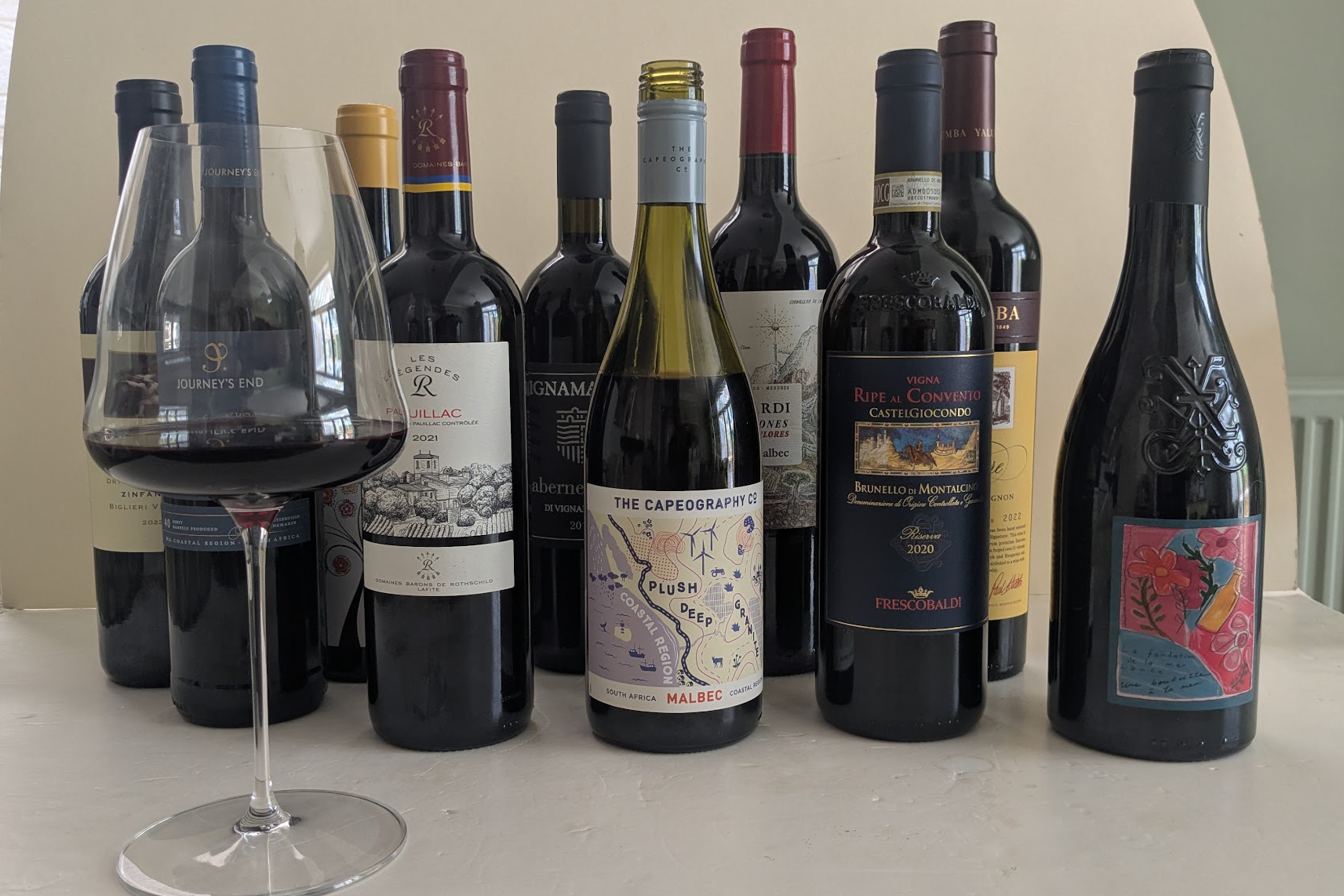 I tested a range of reds for this review