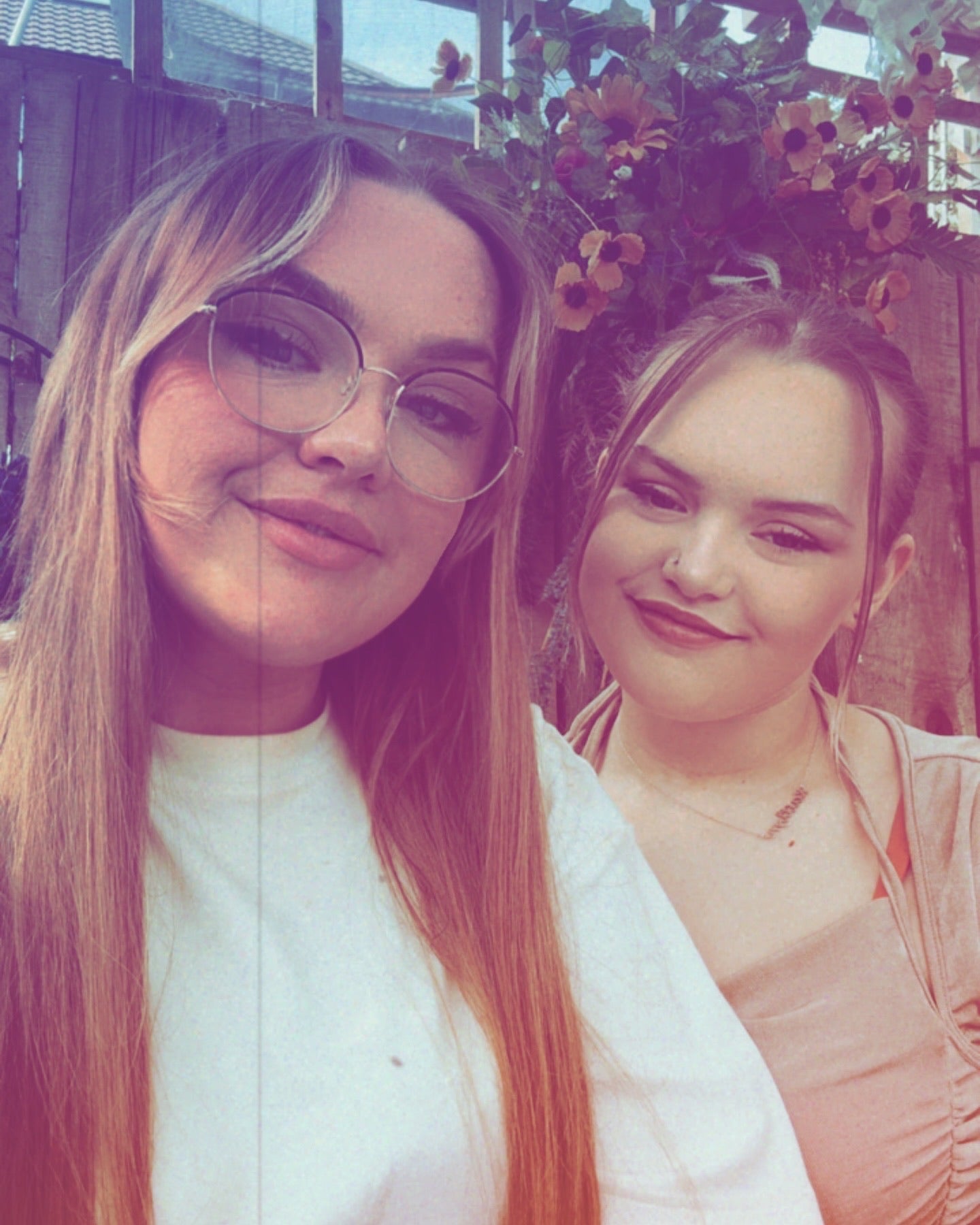Angharad and Kaitlyn before her diagnosis (Collect/PA Real Life)