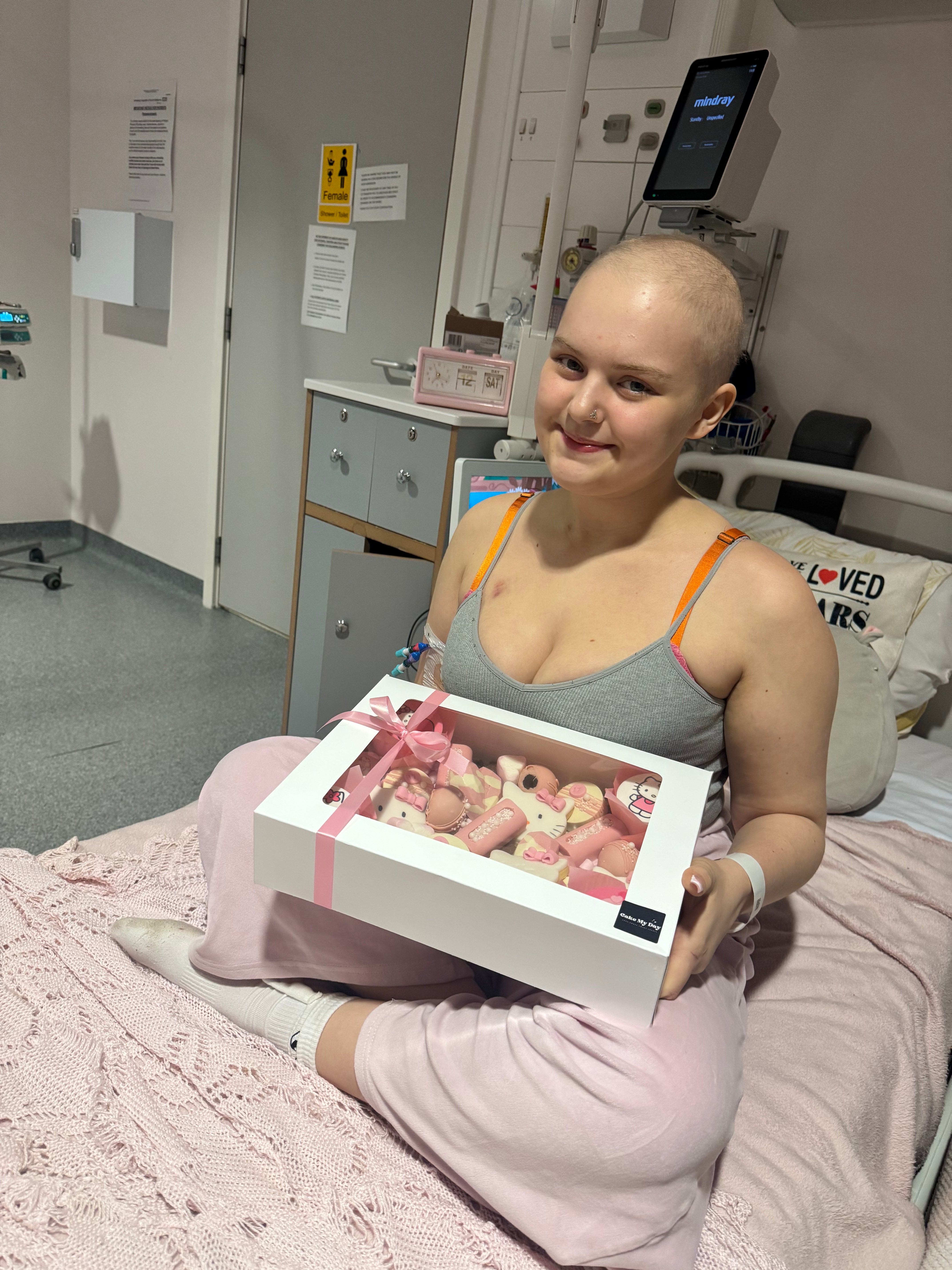 Kaitlyn in hospital (Collect/PA Real Life)
