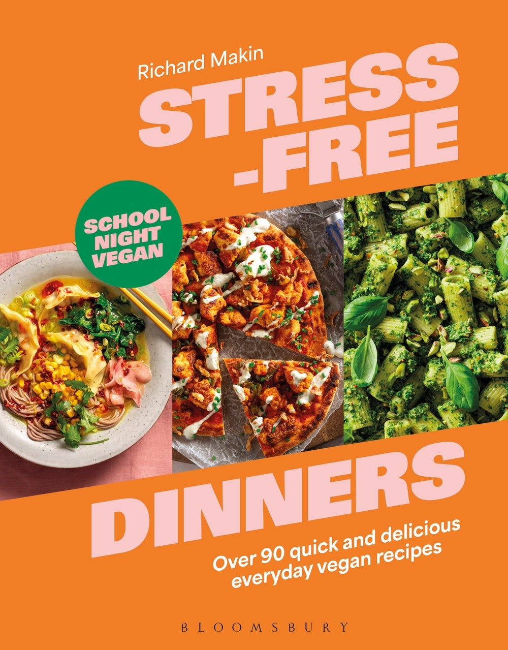 ‘Stress-Free Dinners’ is Makin’s second cookbook and his first aimed at vegans and non-vegans alike