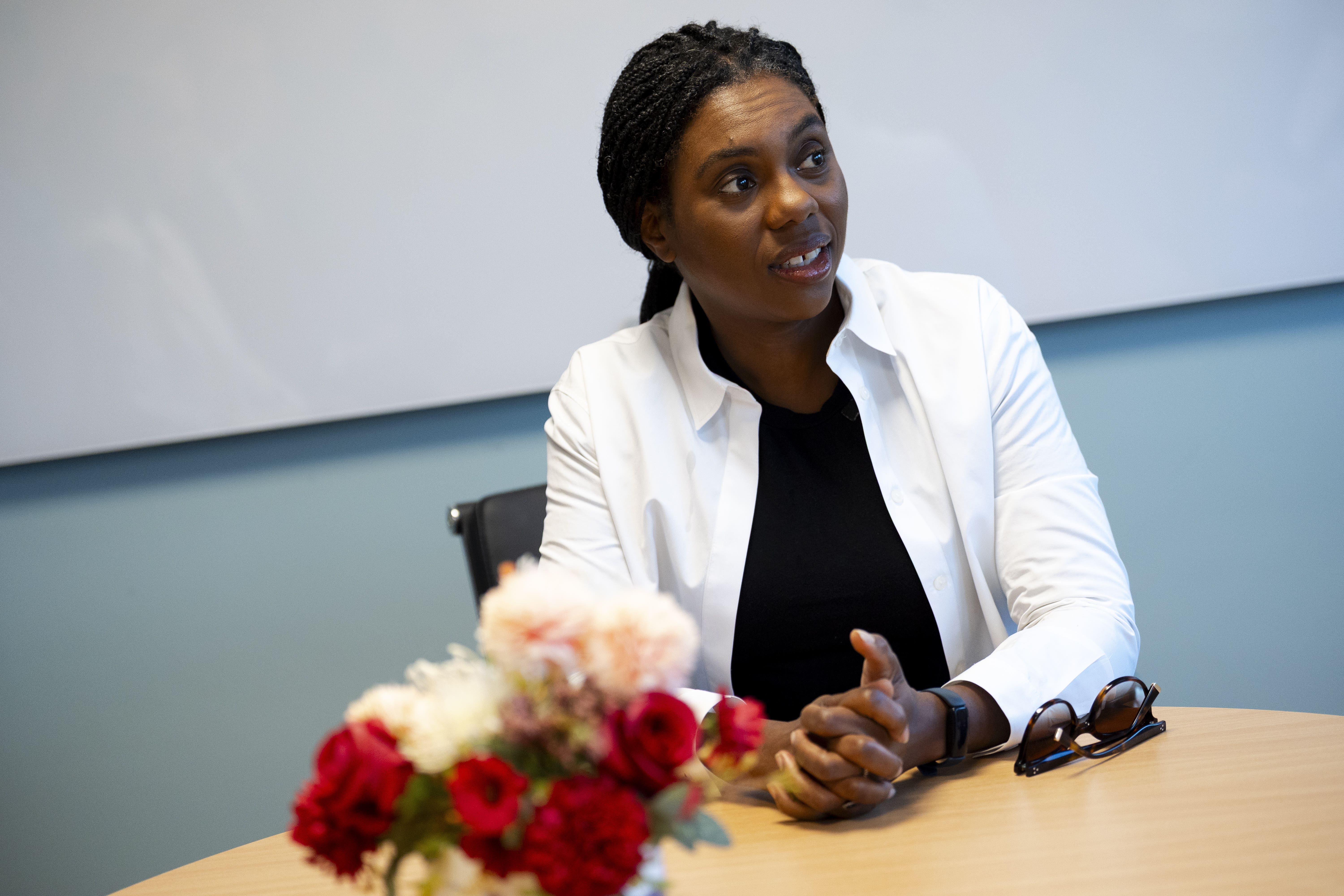 Conservative Party leader Kemi Badenoch (Jordan Pettitt/PA) (PA Wire)