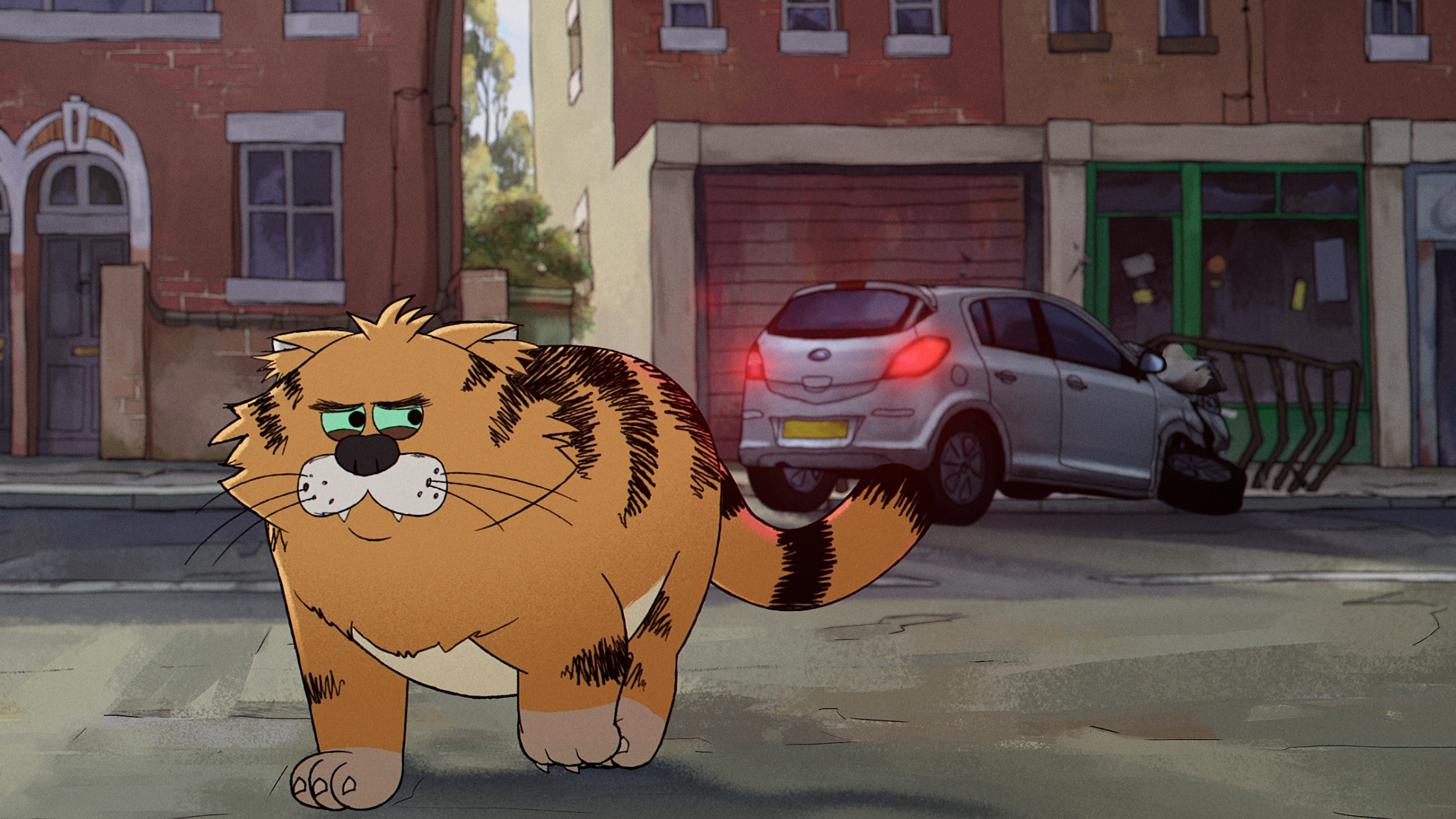 Ricky Gervais as Gus in 'Alley Cats'