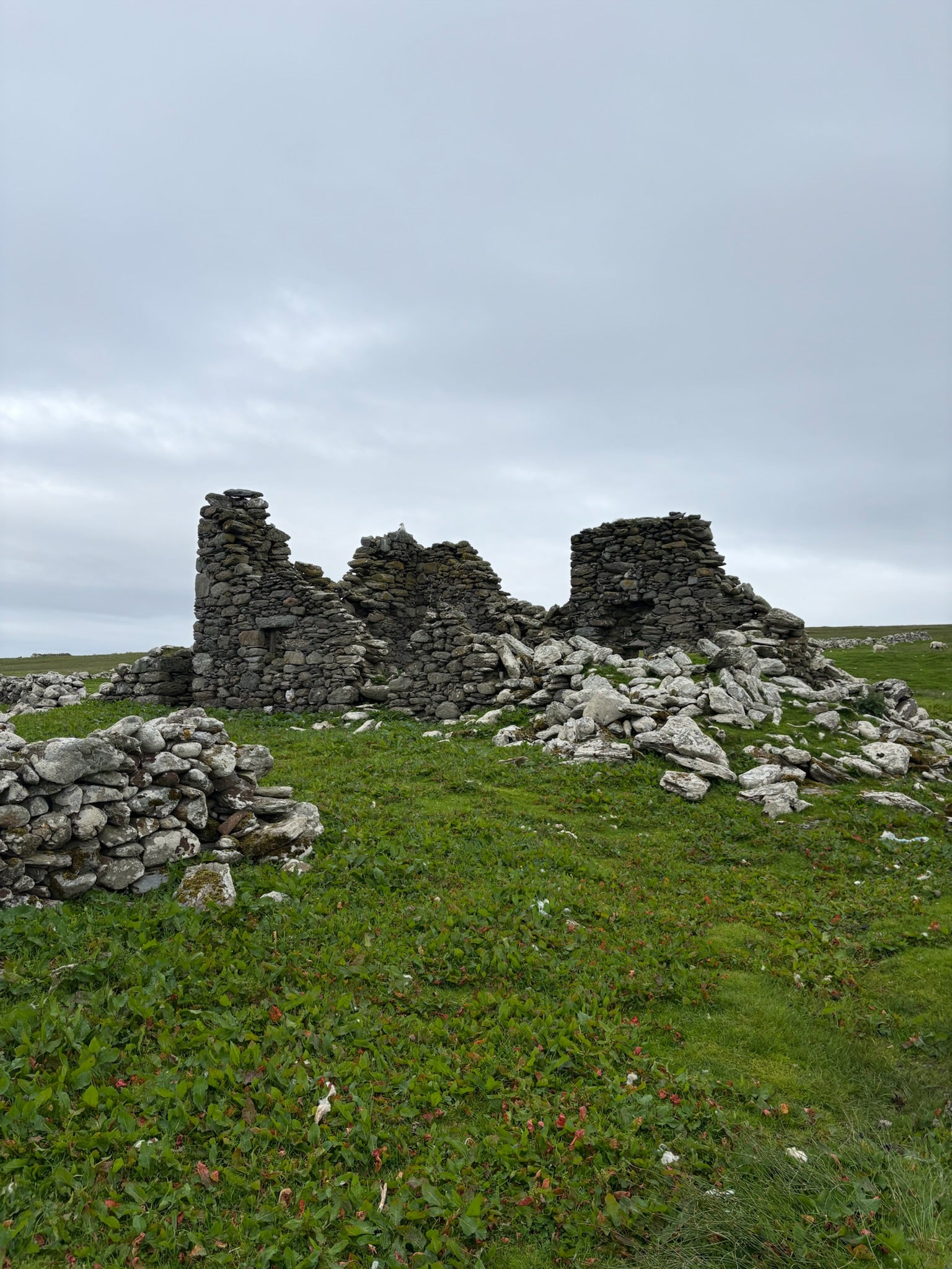 Traditional croft houses on Unst