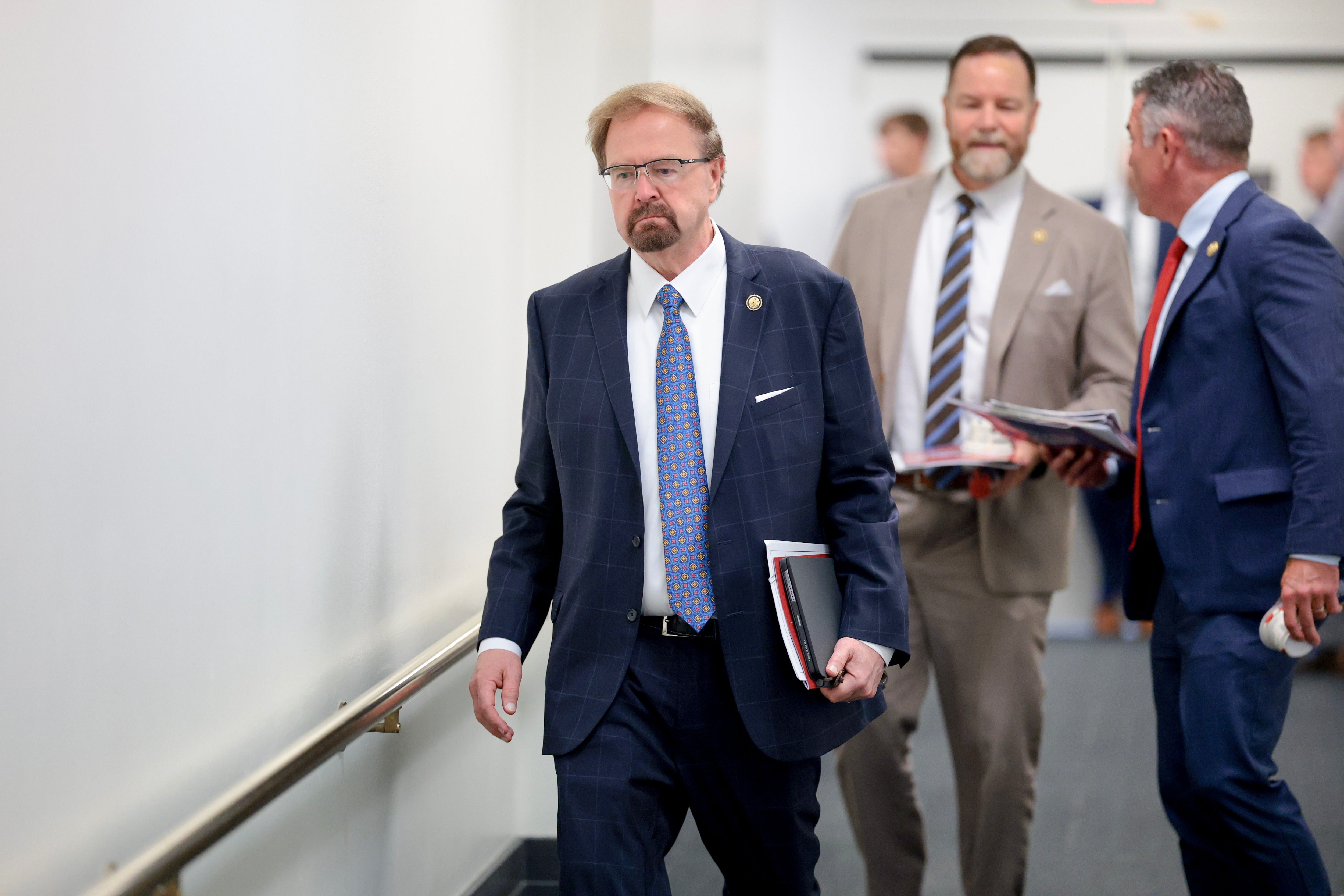 Edwards, who is in his second term, denied that his conduct was intended as a sexual or romantic advance (Getty Images)